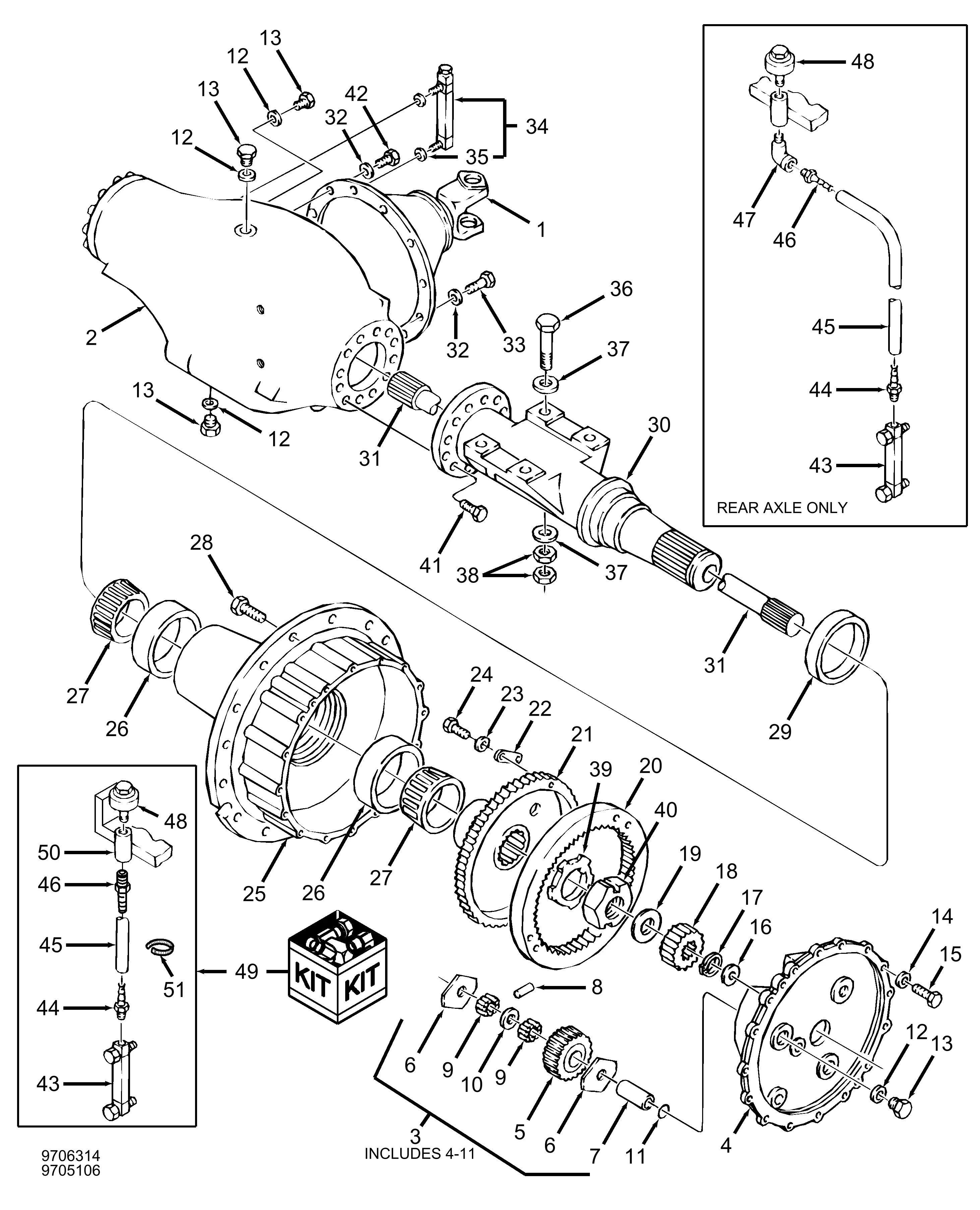 New Holland 9682 - VERSATILE TRACTOR(01/96 - 05/99) Parts