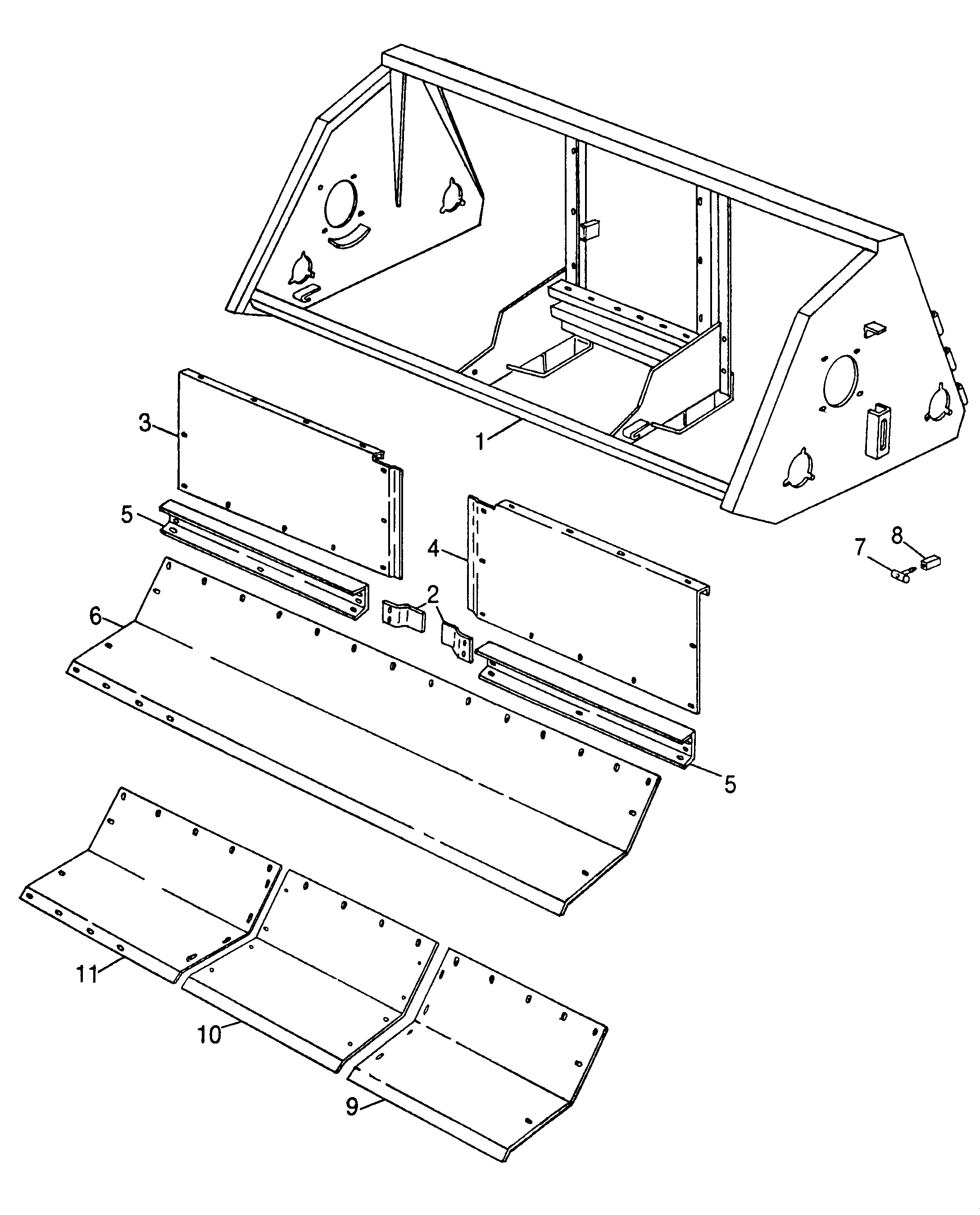 New Holland 974N4 - NH 4-ROW NARROW CORN HEAD(07/80 - 04/97