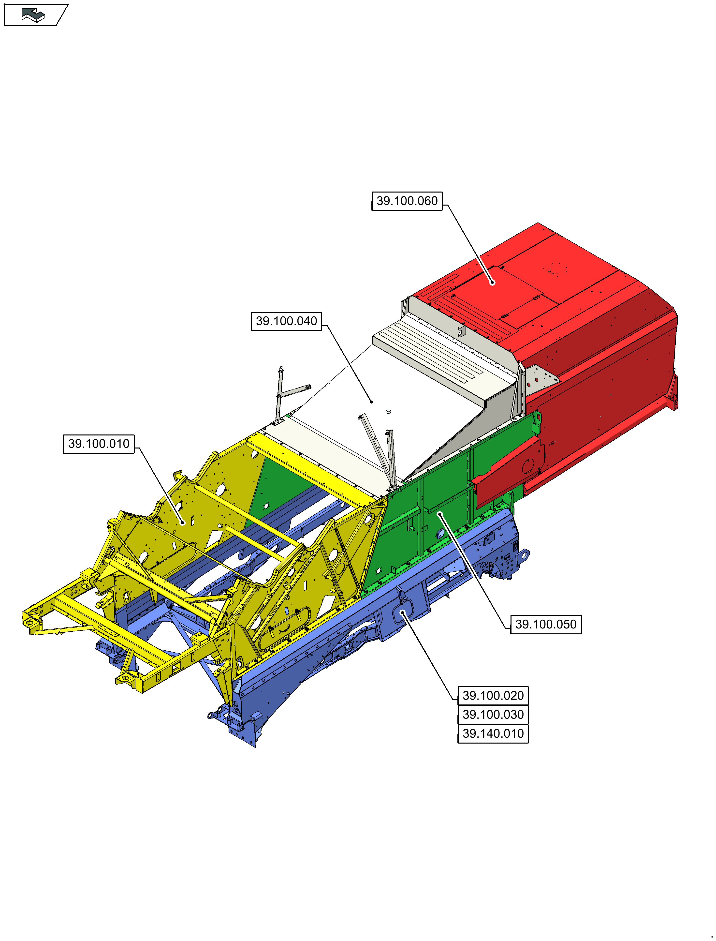 New Holland CX8.80 A4 - COMBINE - TIER 4B (NA)(11/15 - ) Parts