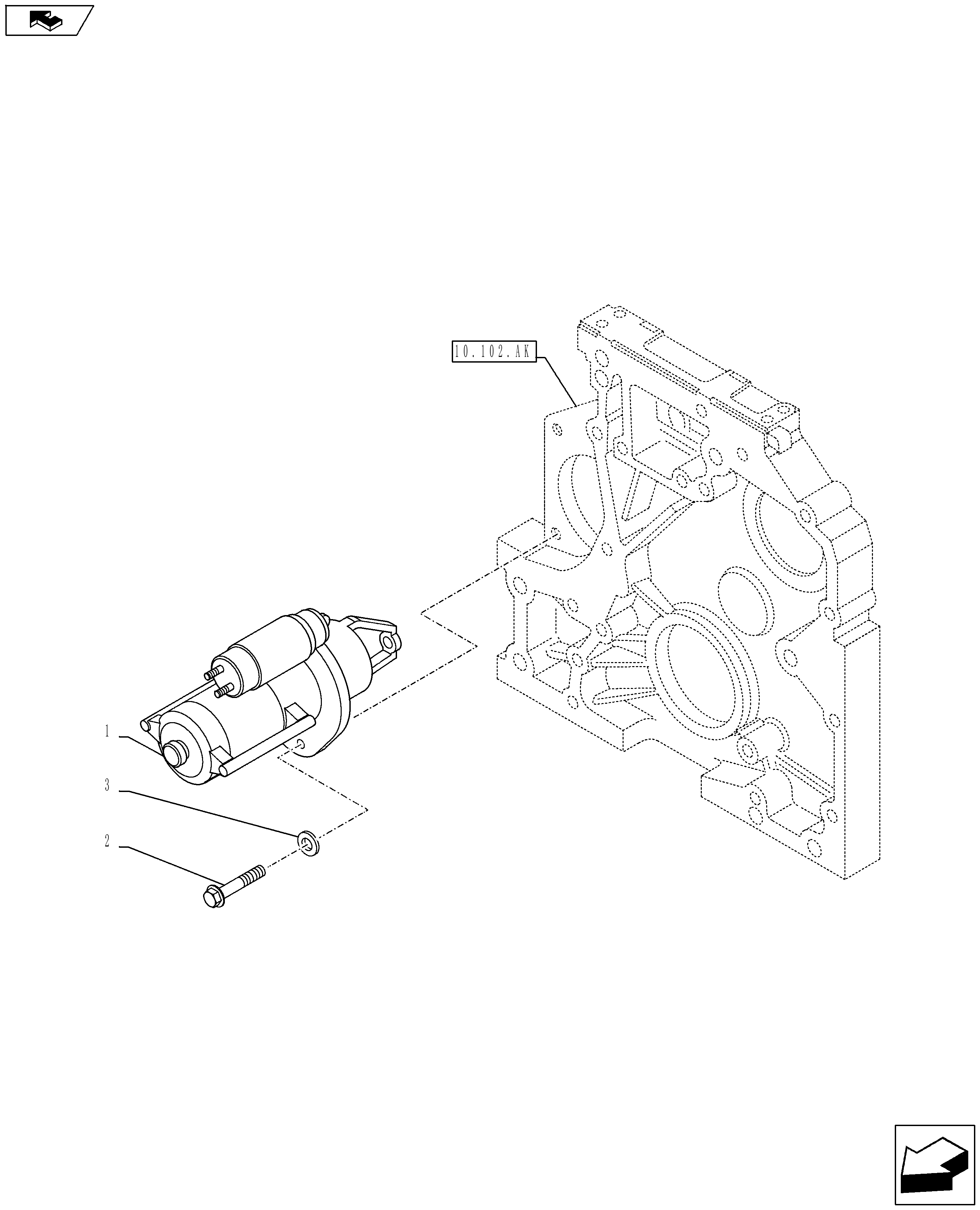 New Holland F4CE9484L J600 - ENGINE 504151486 - 87334303(07