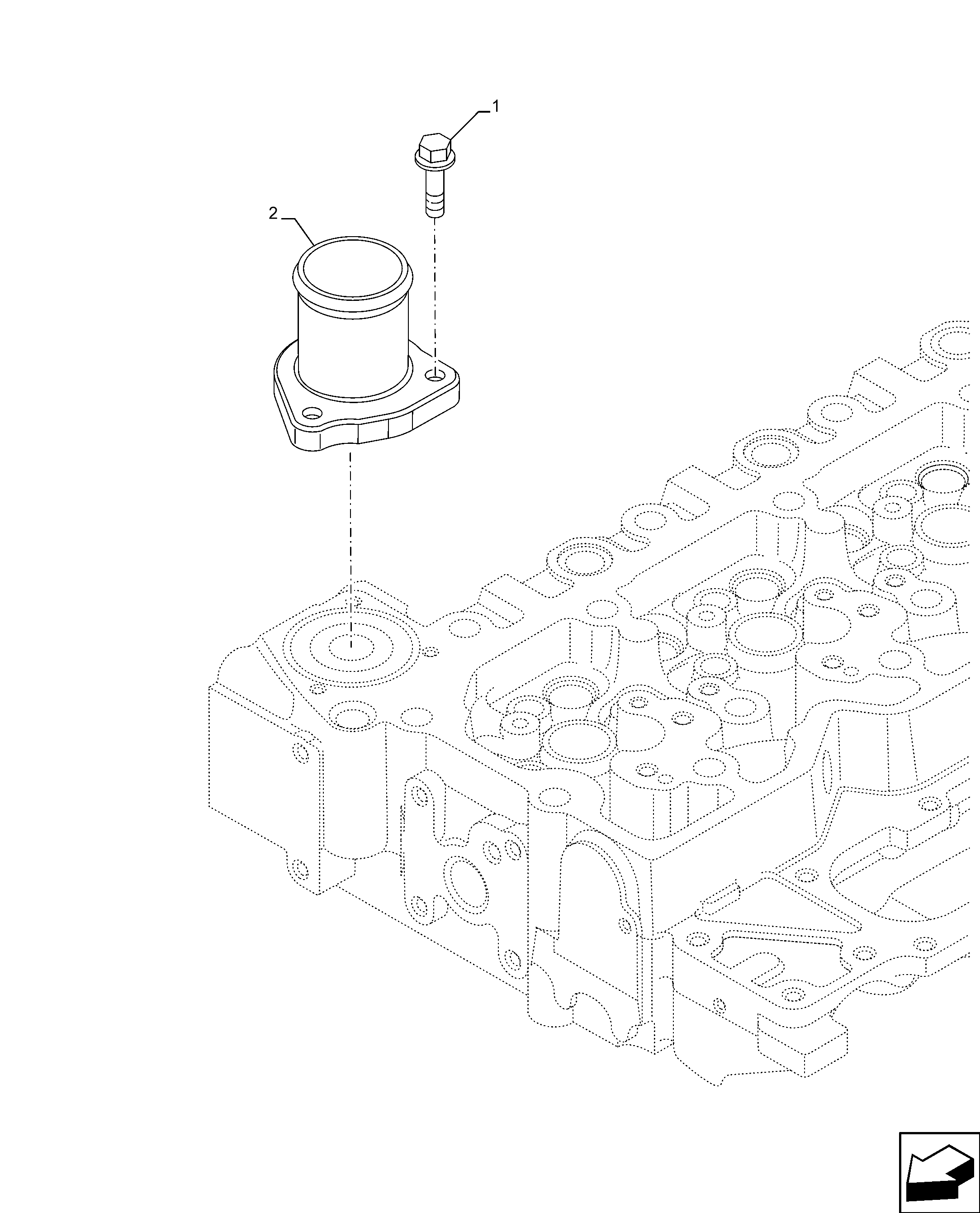 New Holland F4DE9684B J117 - ENGINE PN 5801878261 - 175KW(09