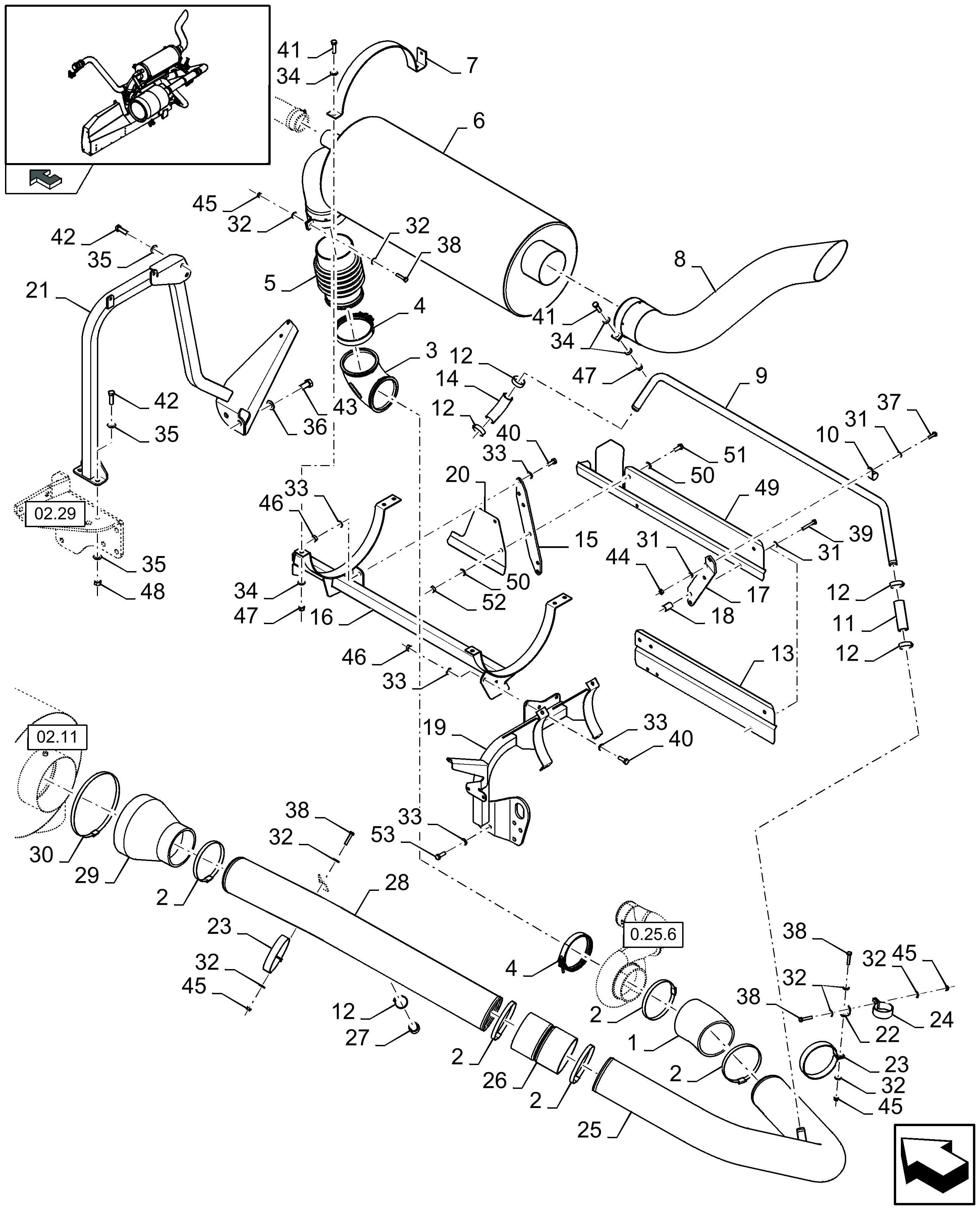 New Holland FR9060 - FORAGE HARVESTER(01/07 - 12/12) Parts