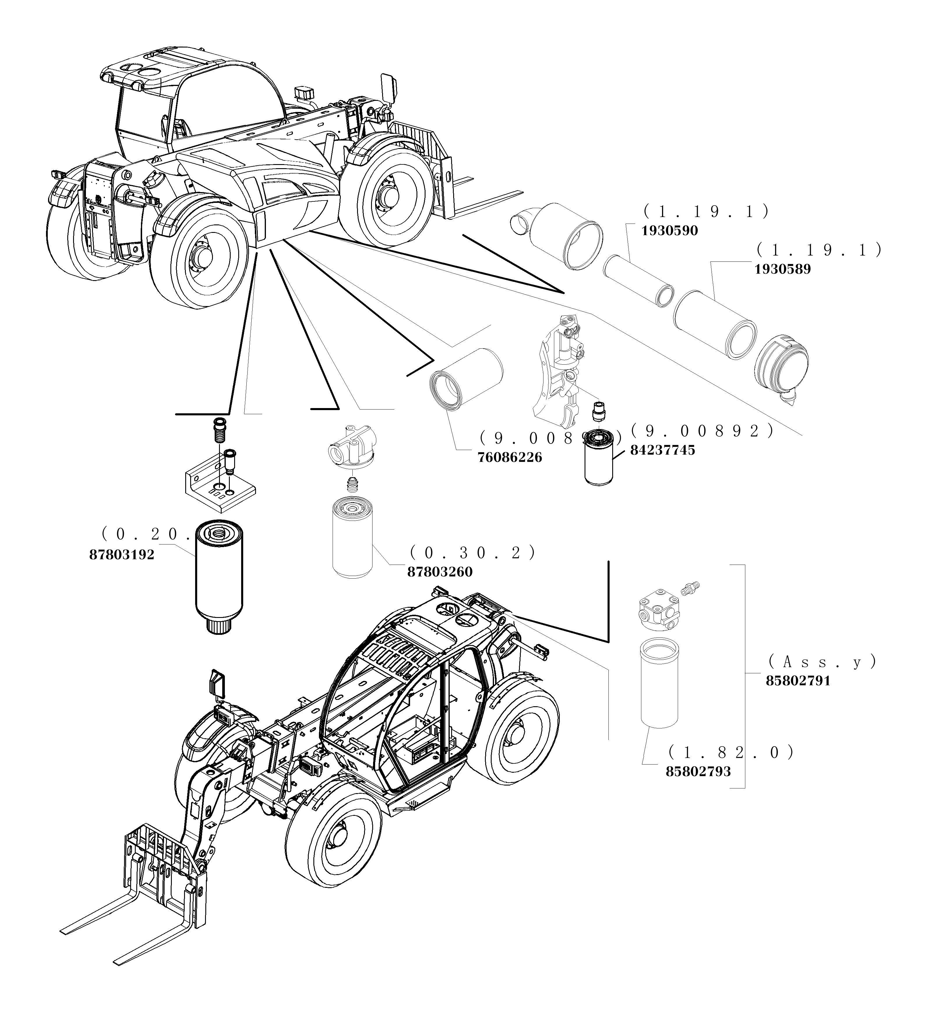 New Holland LM5040 - TELEHANDLER - TIER 3 (POWER SHUTTLE) 09/2009 ...