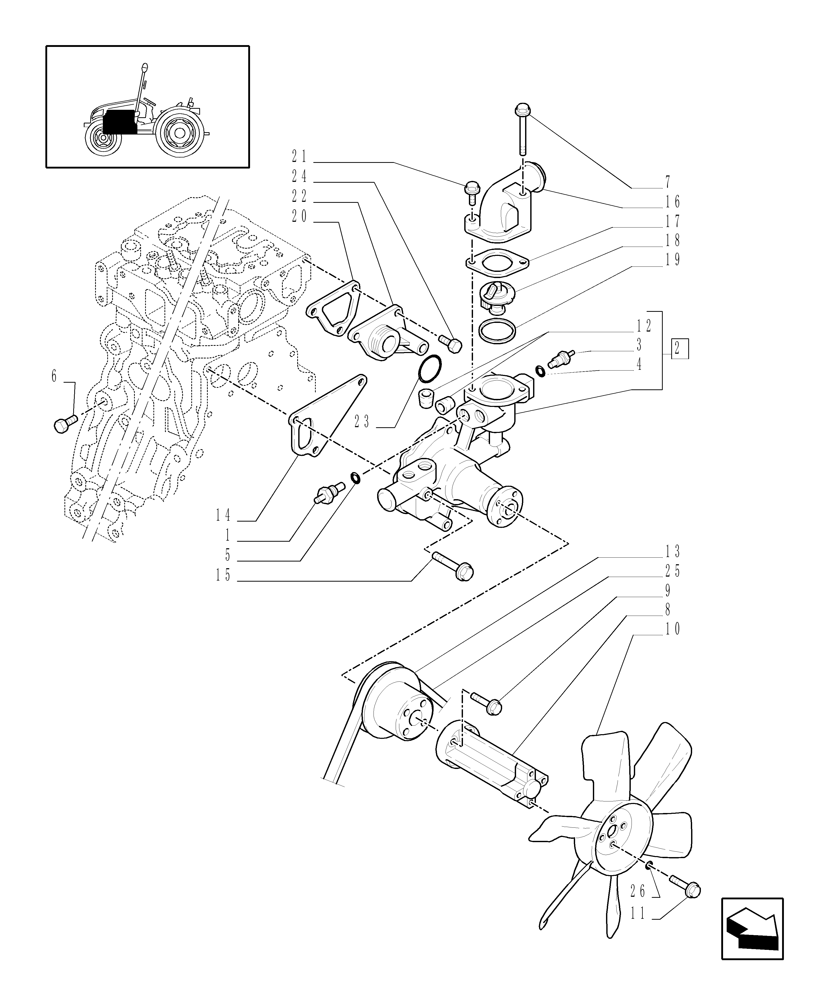 New Holland TCE40 - COMPACT TRACTOR(04/01 - 12/07) Parts Diagrams