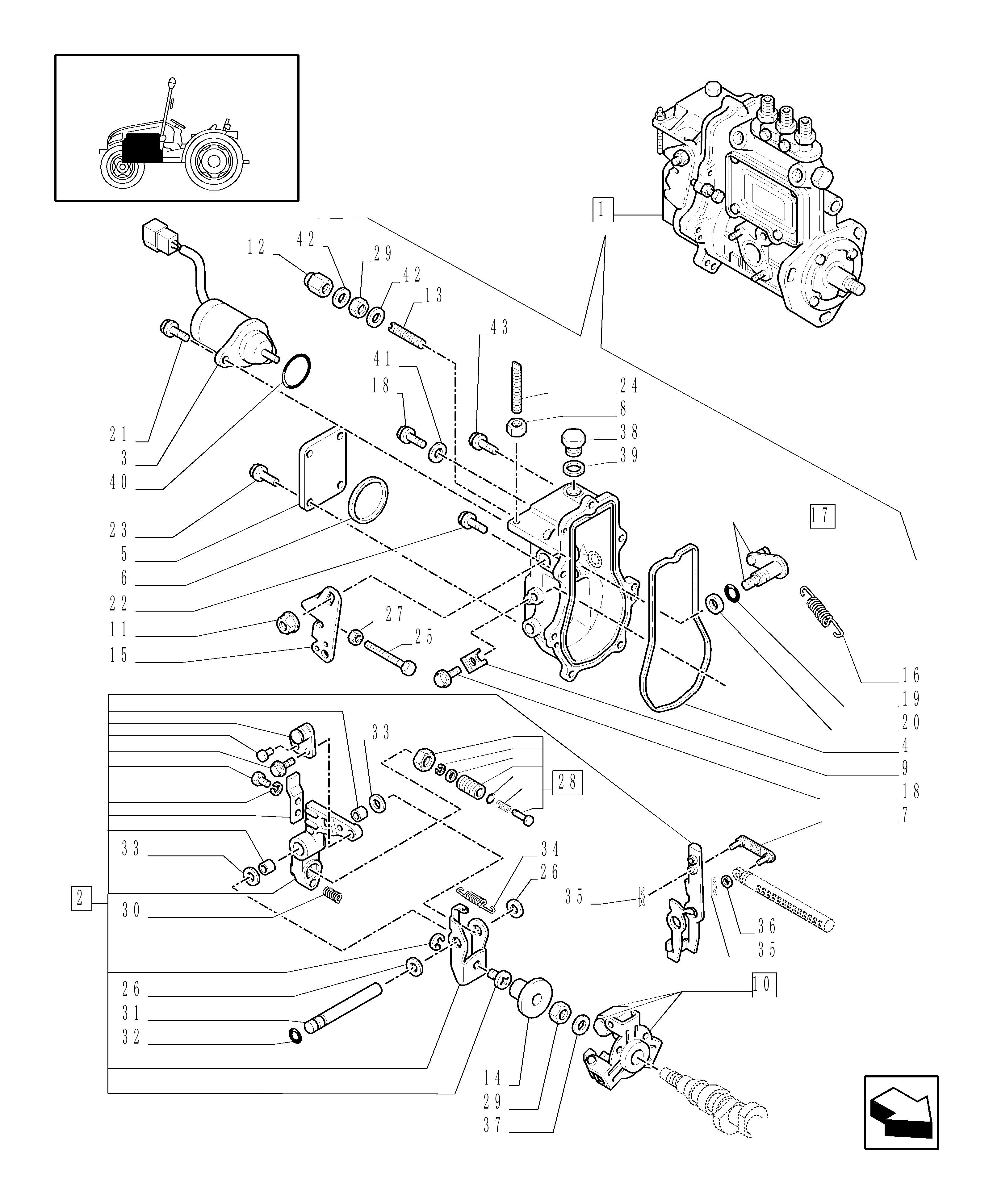 New Holland TCE40 - COMPACT TRACTOR(04/01 - 12/07) Parts Diagrams