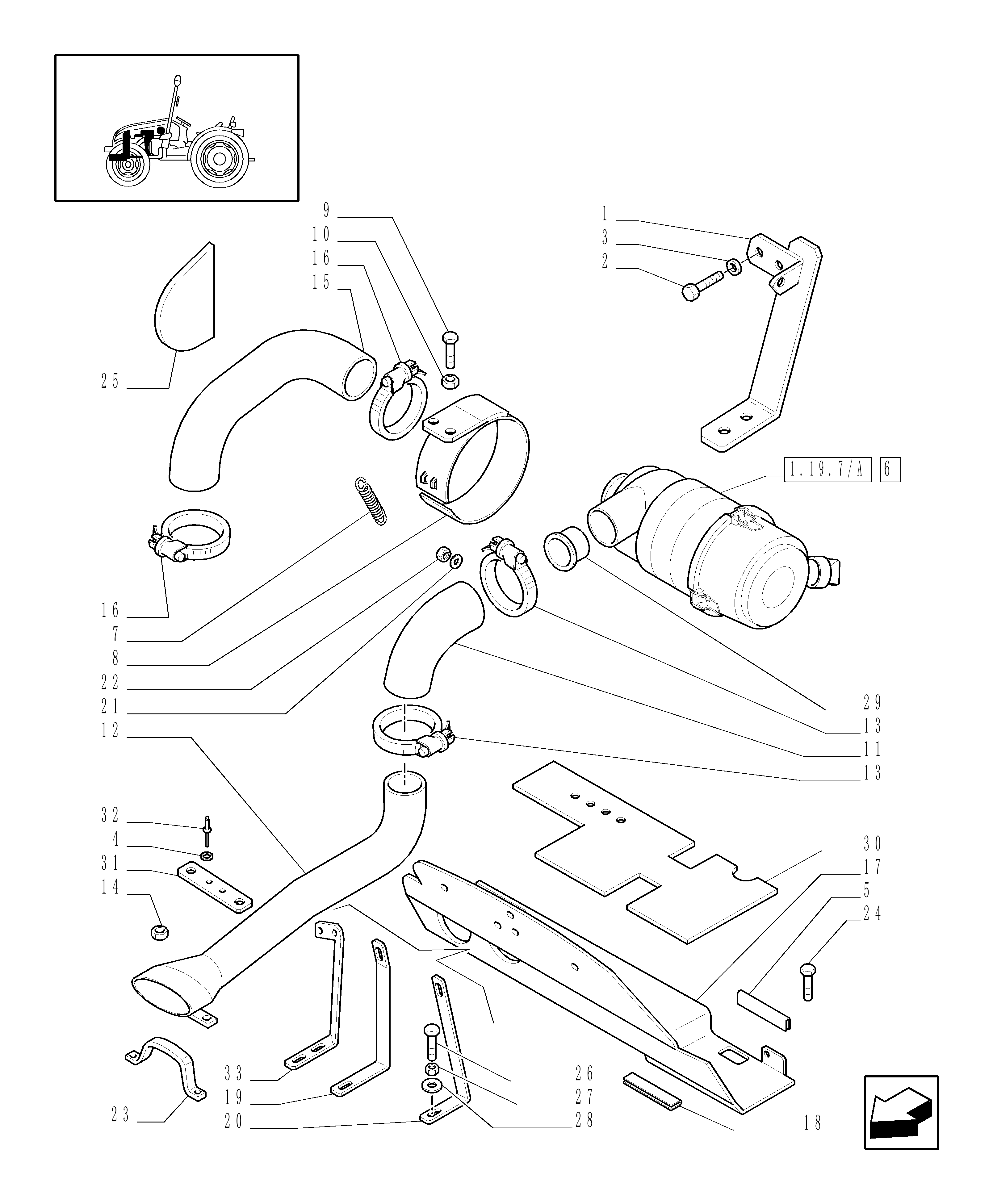 New Holland TCE40 - COMPACT TRACTOR(04/01 - 12/07) Parts Diagrams