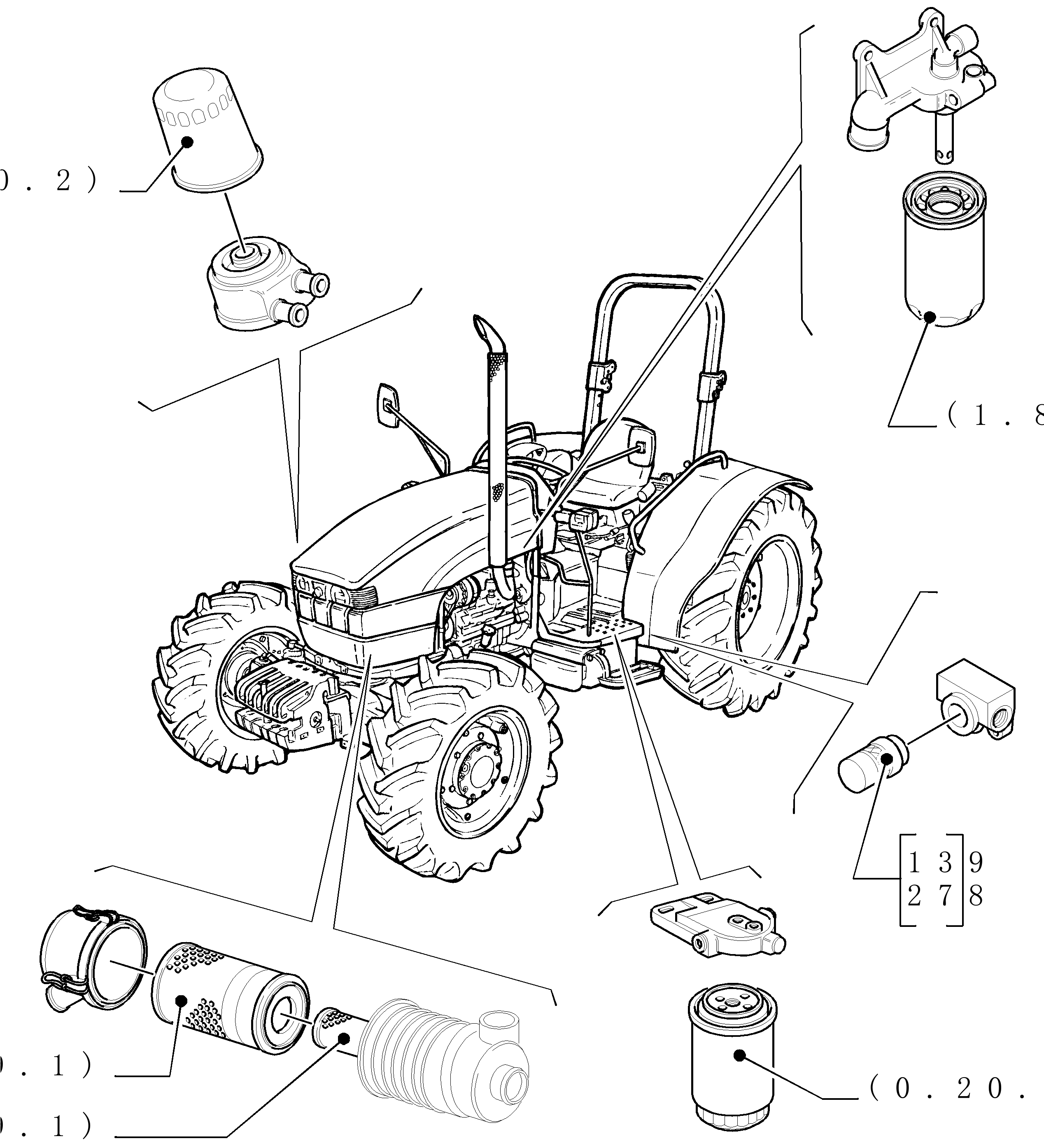 男性に人気！ - TN55 Holland New STANDARD Parts 12/03) - TRACTOR(09/99 その他