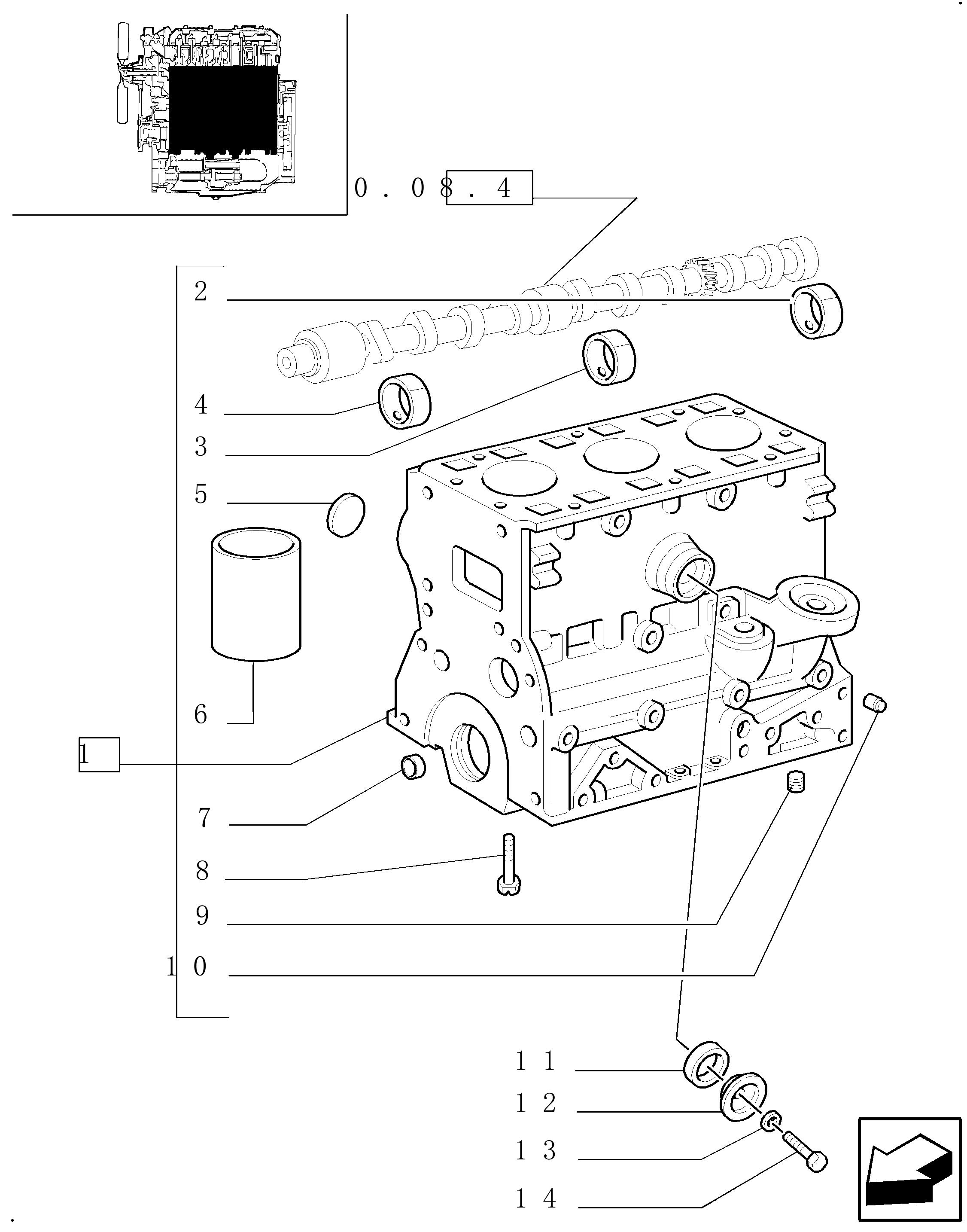 New Holland TN55 - STANDARD TRACTOR(09/99 - 12/03) Parts
