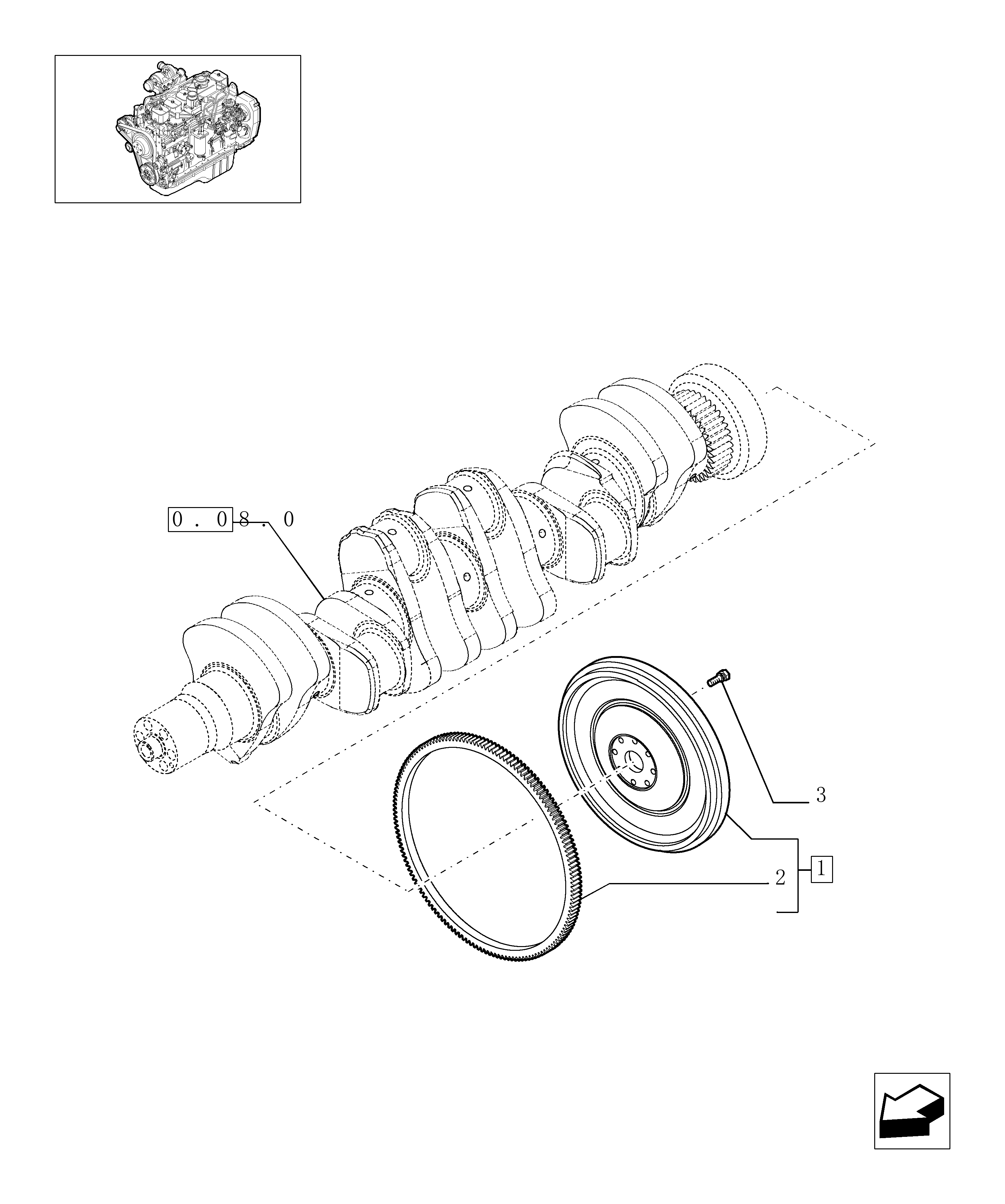 New Holland F4GE9684C J600 - ENGINE - 504124795 - 920019900