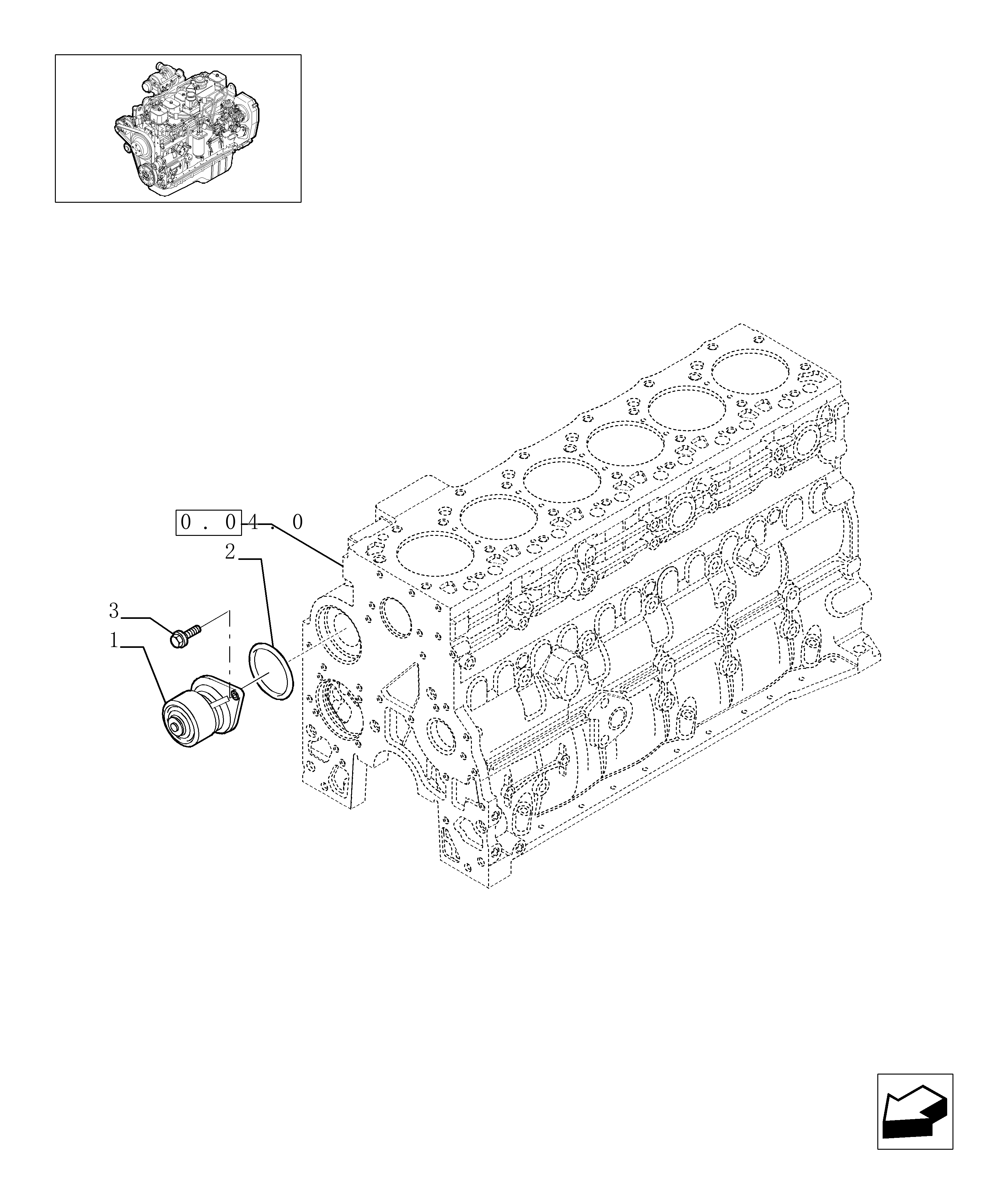 New Holland F4GE9684C J600 - ENGINE - 504124795 - 920019900