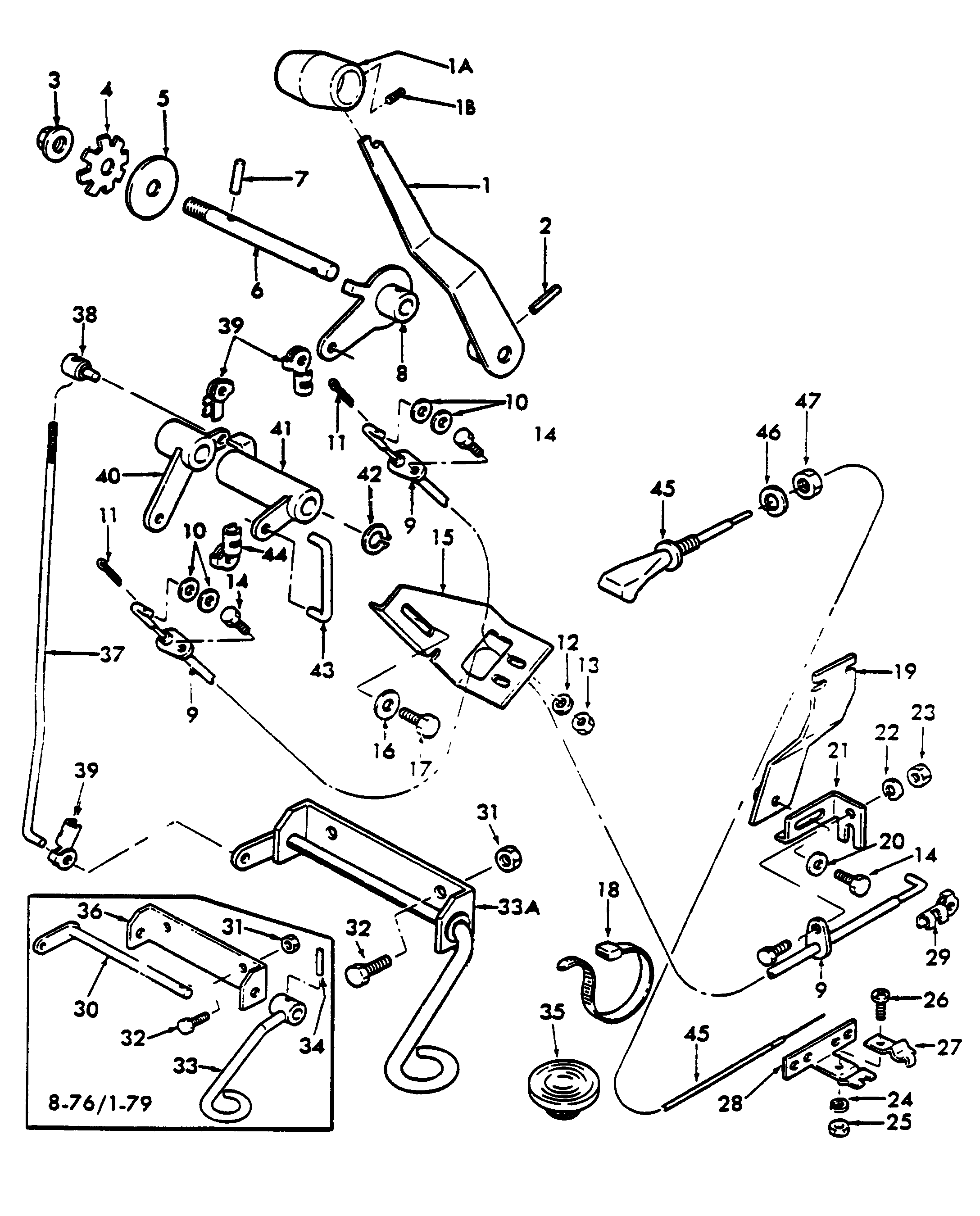 New Holland TW10 - 6 CYL AG TRACTOR FLAT DECK(01/79 - 12/82