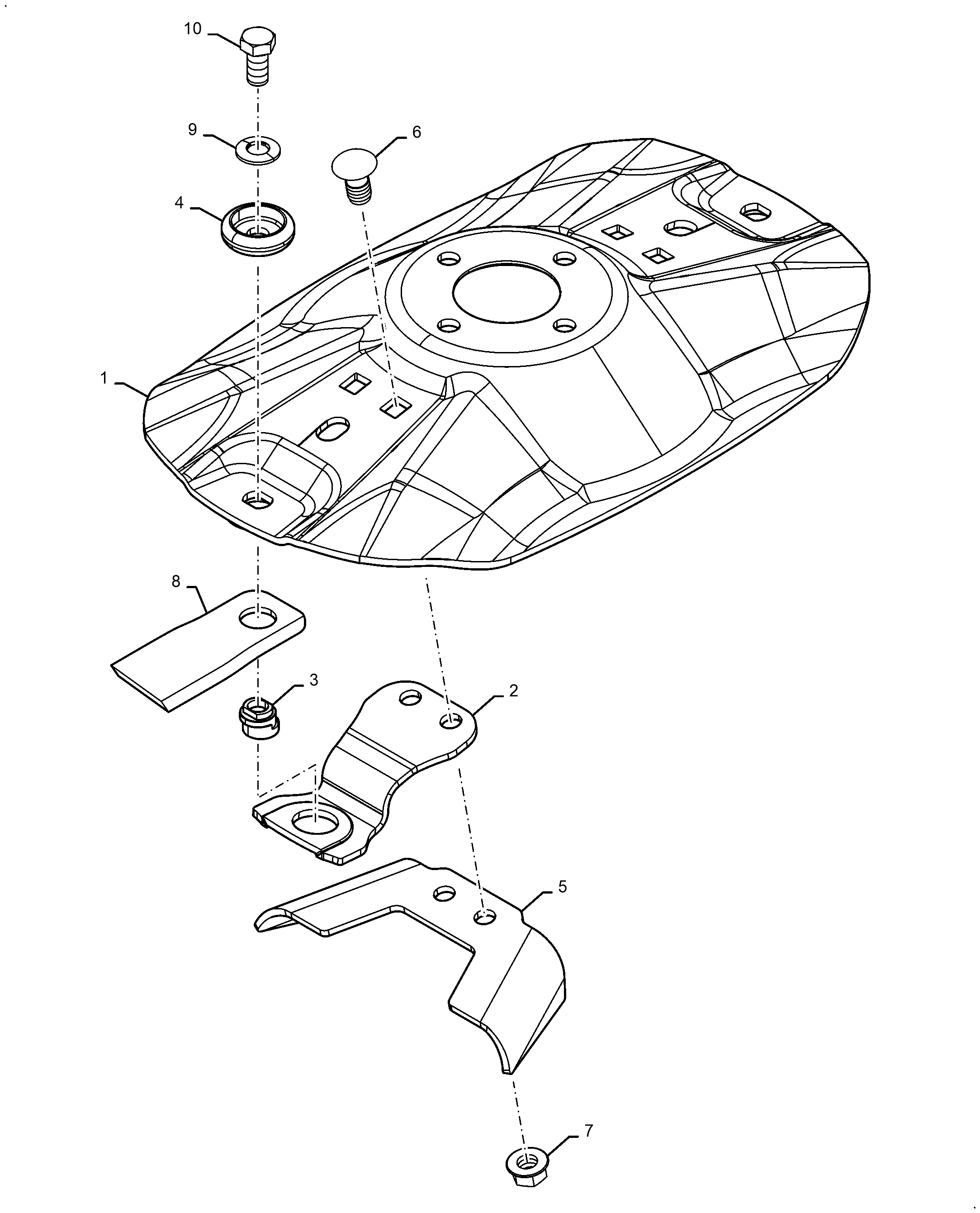 New Holland DURABINE 416 PLUS CRUSHER - MY24 05/24 Parts Diagrams
