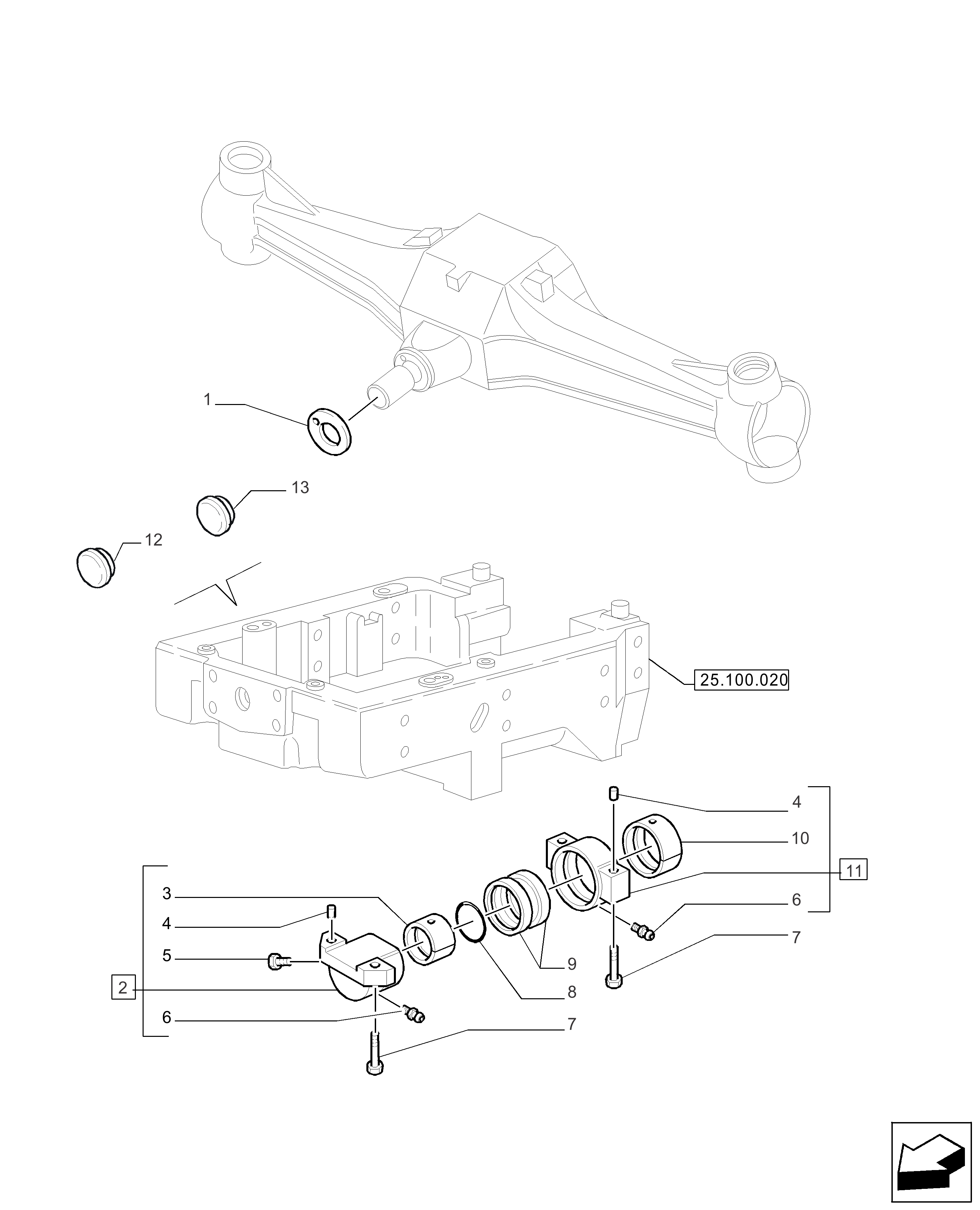 Gomito per distributore New Holland - cod 5148919
