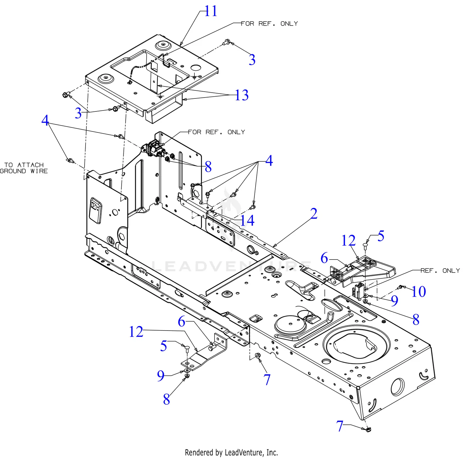 Troy-Bilt 13A878BT066 Bronco 46X (2020) Parts Diagrams