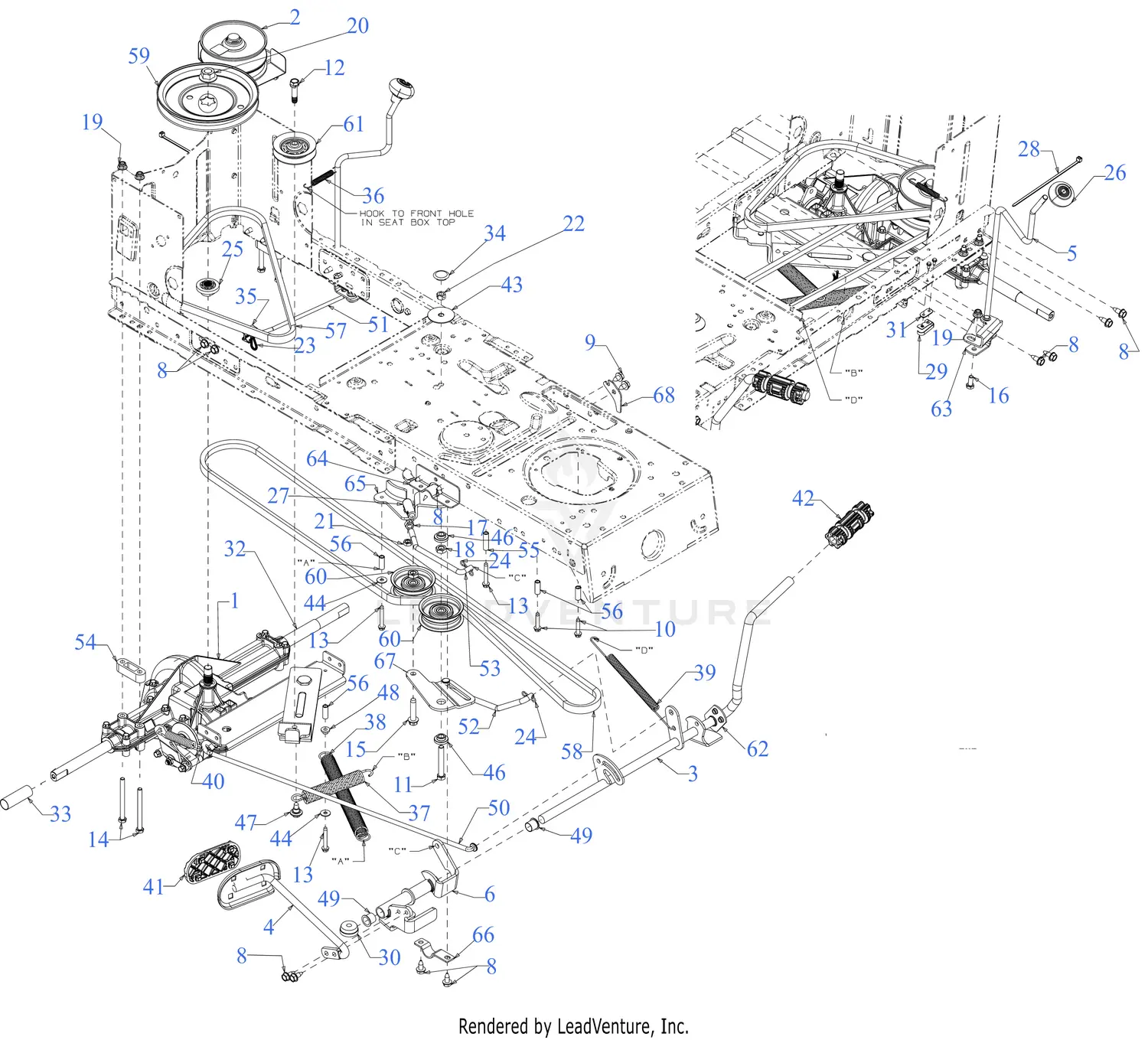 Troy-Bilt 13A878BTA66 Bronco 46 (2024) Parts Diagrams Troy-Bilt 13A878BTA66 Bronco 46 (2024) Parts Diagrams