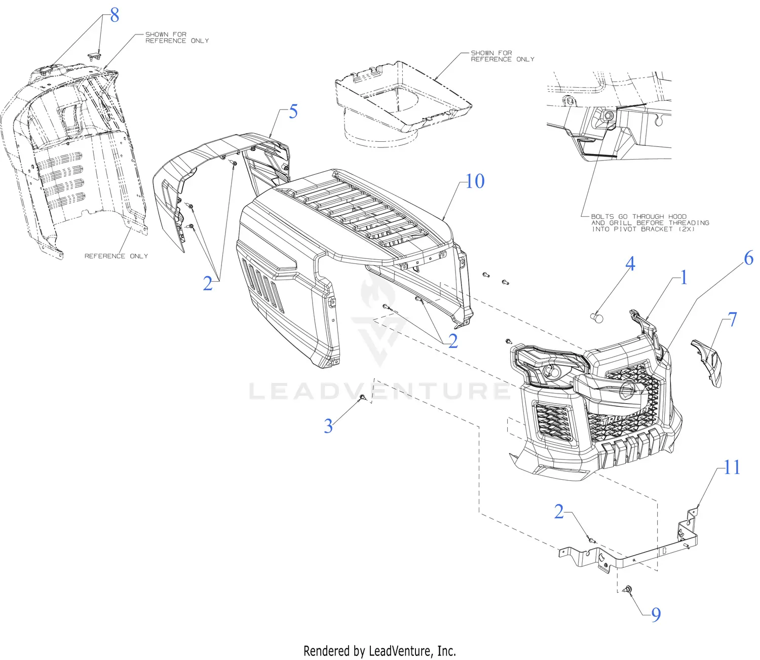 Troy-Bilt 13A877BS066 Pony 42 (2025) Parts Diagrams