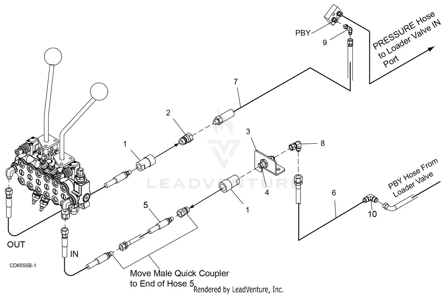 Woods 4-Point Sub-Frame Mounting Kit 1010613 Parts Diagrams