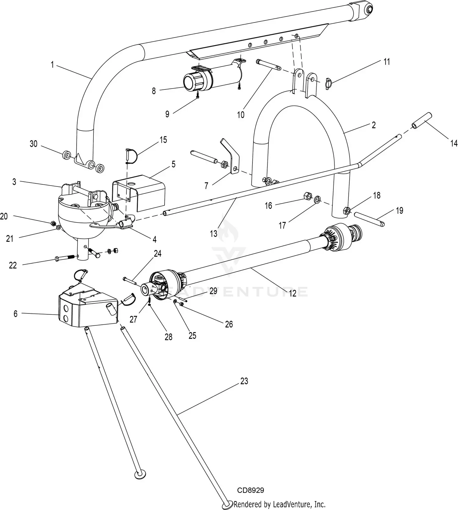 Woods PD35.30 Parts Diagrams