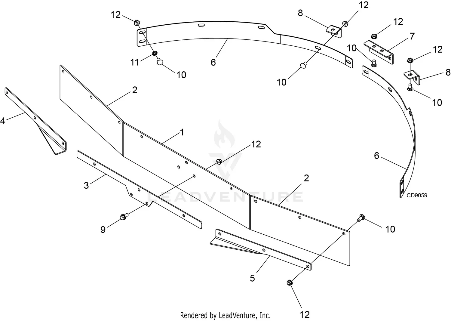 Woods BB72.50 Rotary Cutter Parts Diagrams