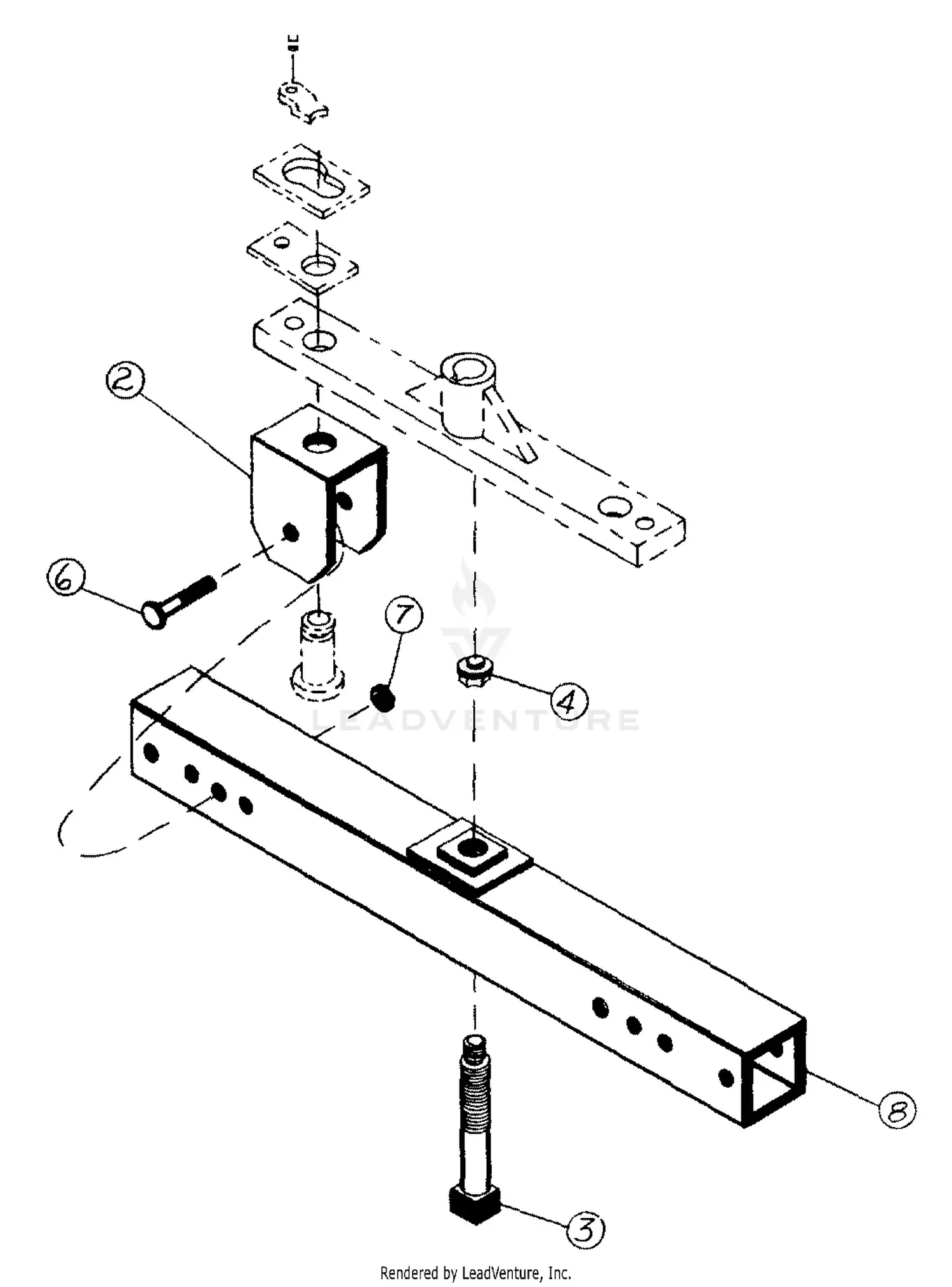 Woods B320-4 Batwing (3/89) Parts Diagrams