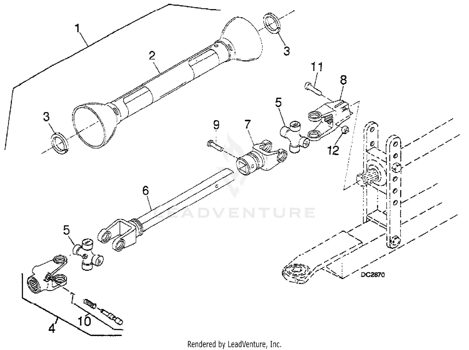 Woods MD315-5 S/N 13000 & Up Batwing Parts Diagrams