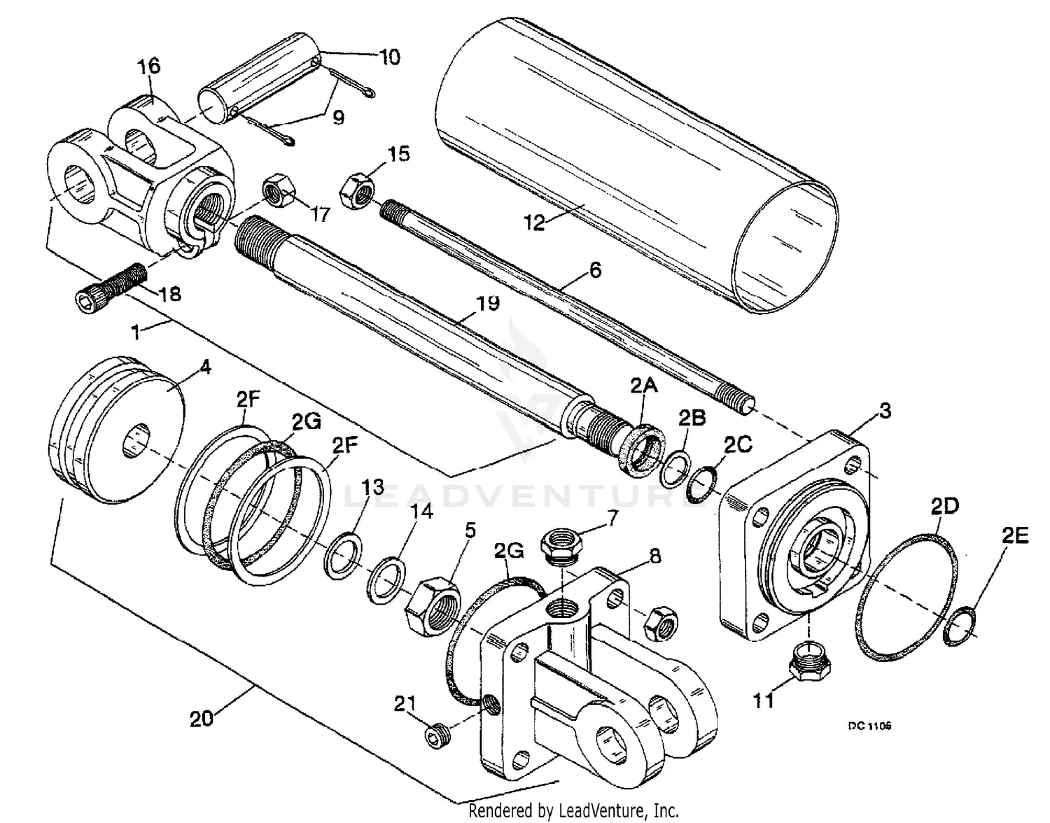 Woods MD315-5 S/N 13000 & Up Batwing Parts Diagrams