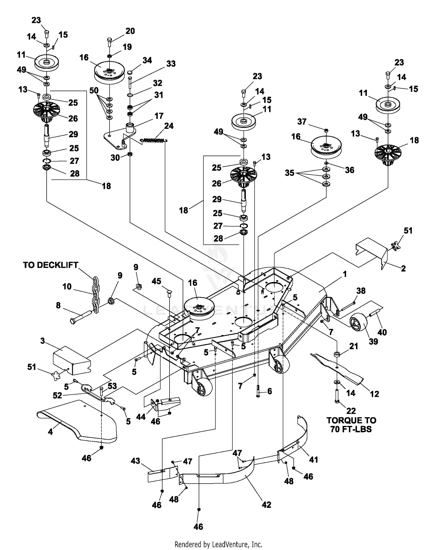 Woods CZ1952K 19 HP KAW W/52
