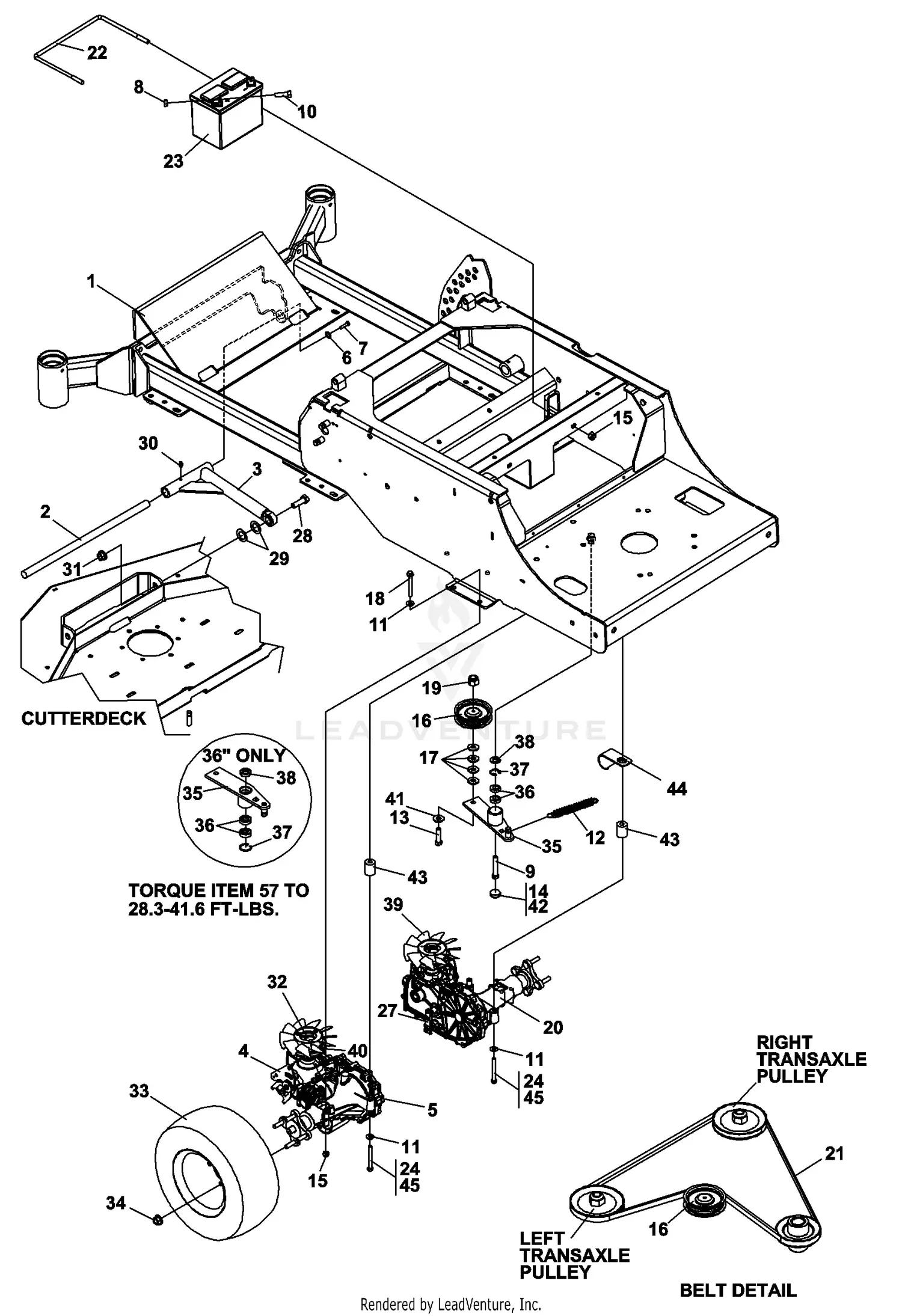 Woods CZ1952K 19 HP KAW W/52