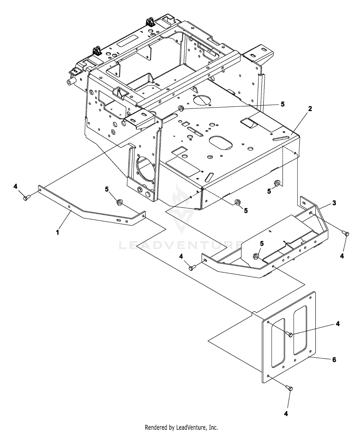 Woods MZ2652G S/N Ending In 0200 & Above Mow`n Machine Parts