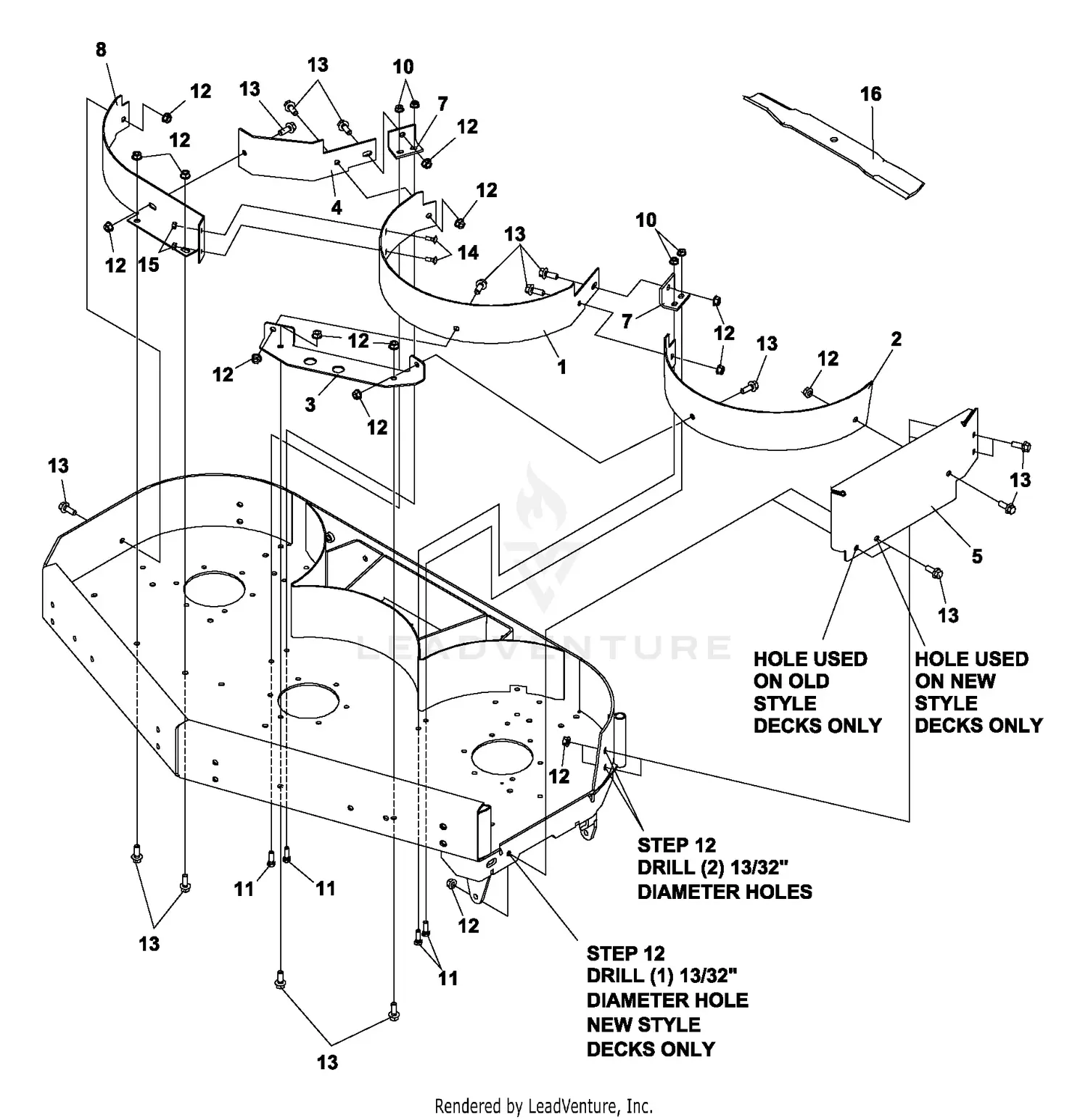 Woods RZ1848B Mow`n Machine Parts Diagrams