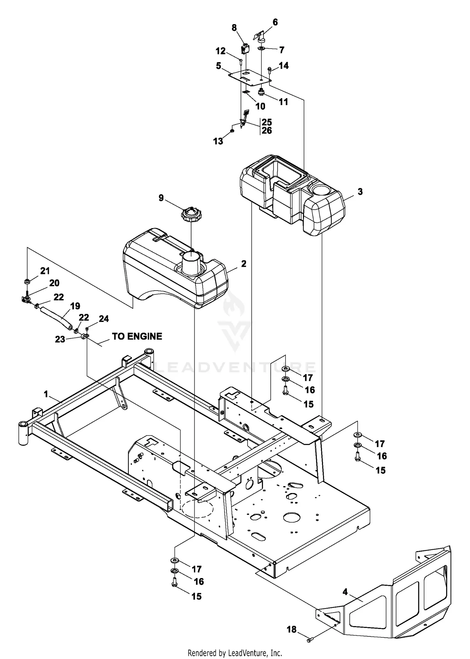Woods RZ1848B Mow`n Machine Parts Diagrams