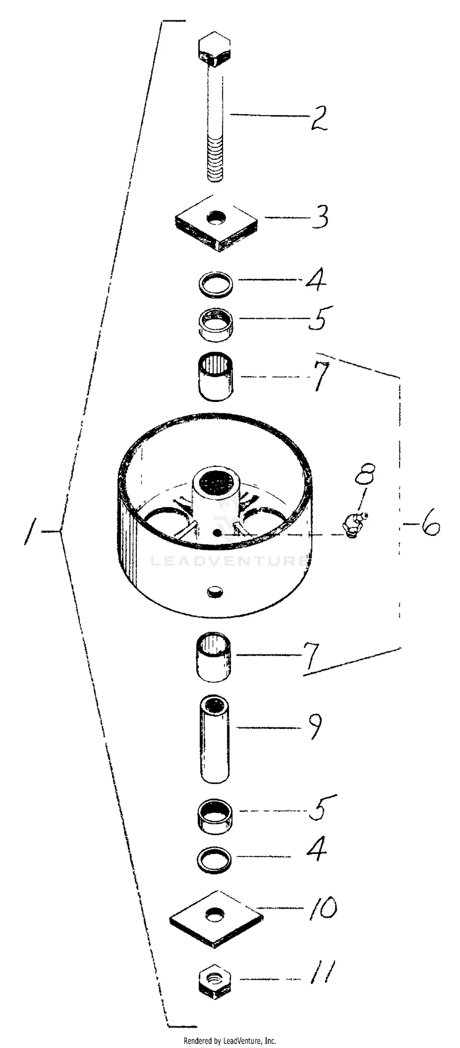 Woods M61-5 Multi-Spindle (1959-63) Parts Diagrams