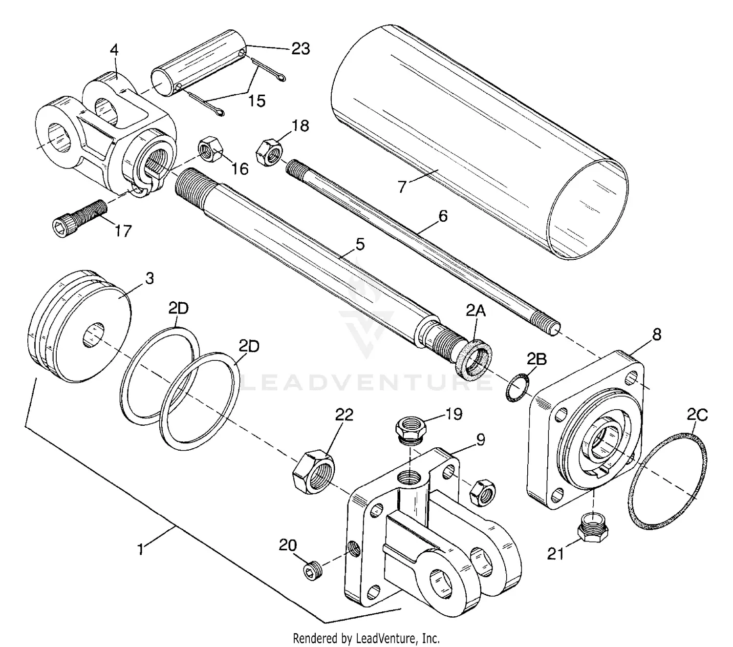 Woods O2126 Multi-Spindle Parts Diagrams