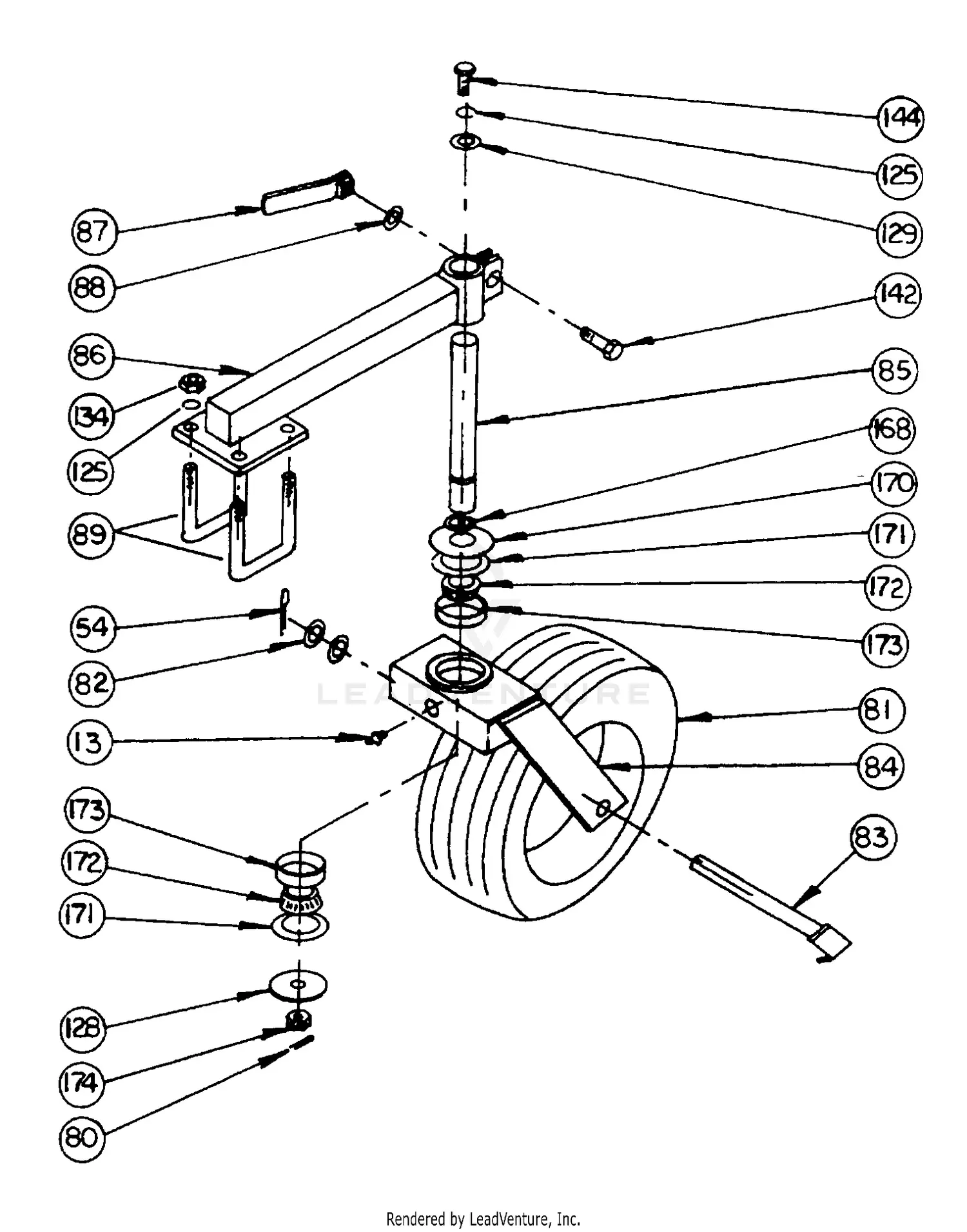 Pressure Rake Part Woods TPR7200 Power Rake Parts Diagrams