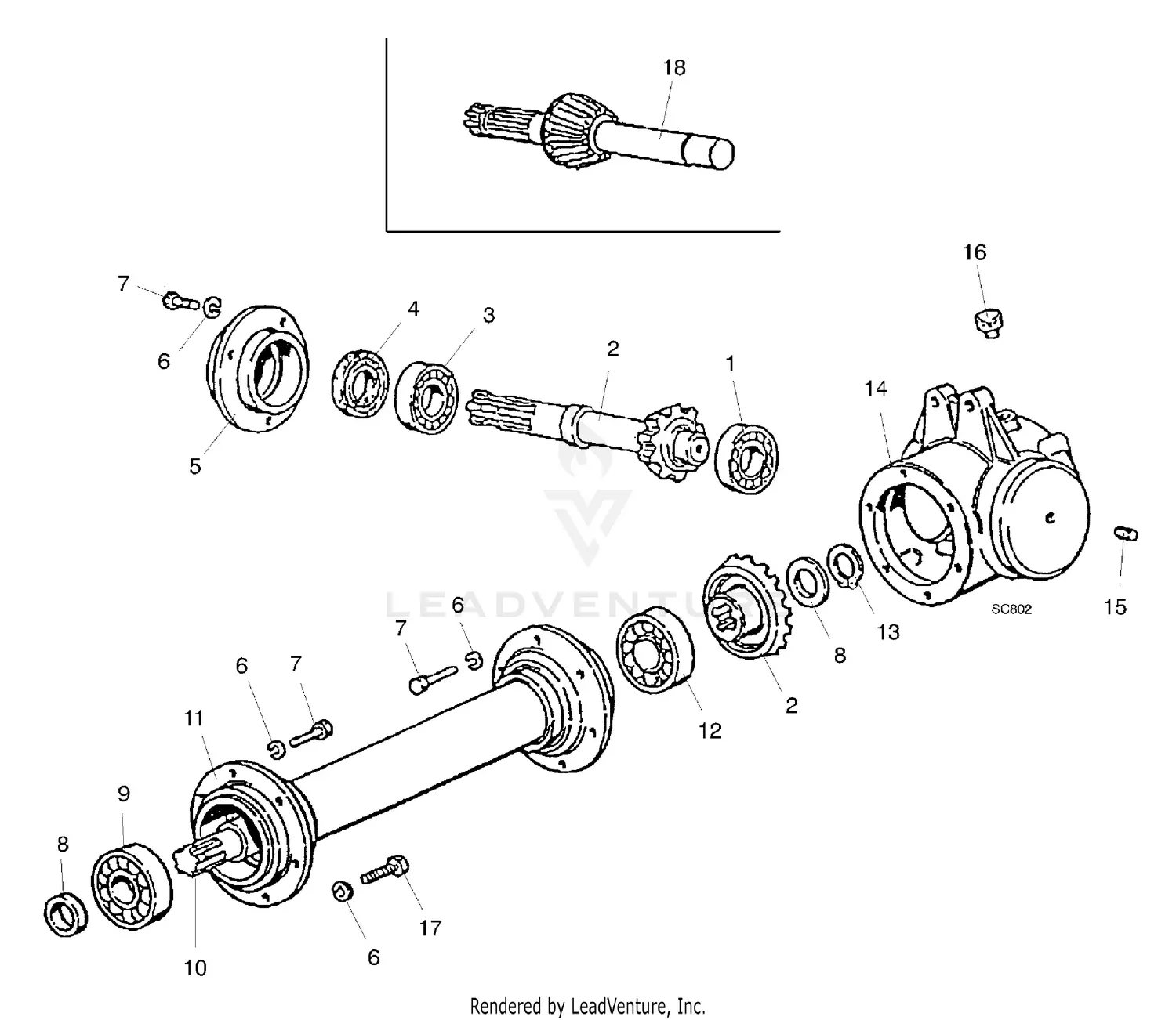 Woods GHT52 Rotary Tiller Parts Diagrams
