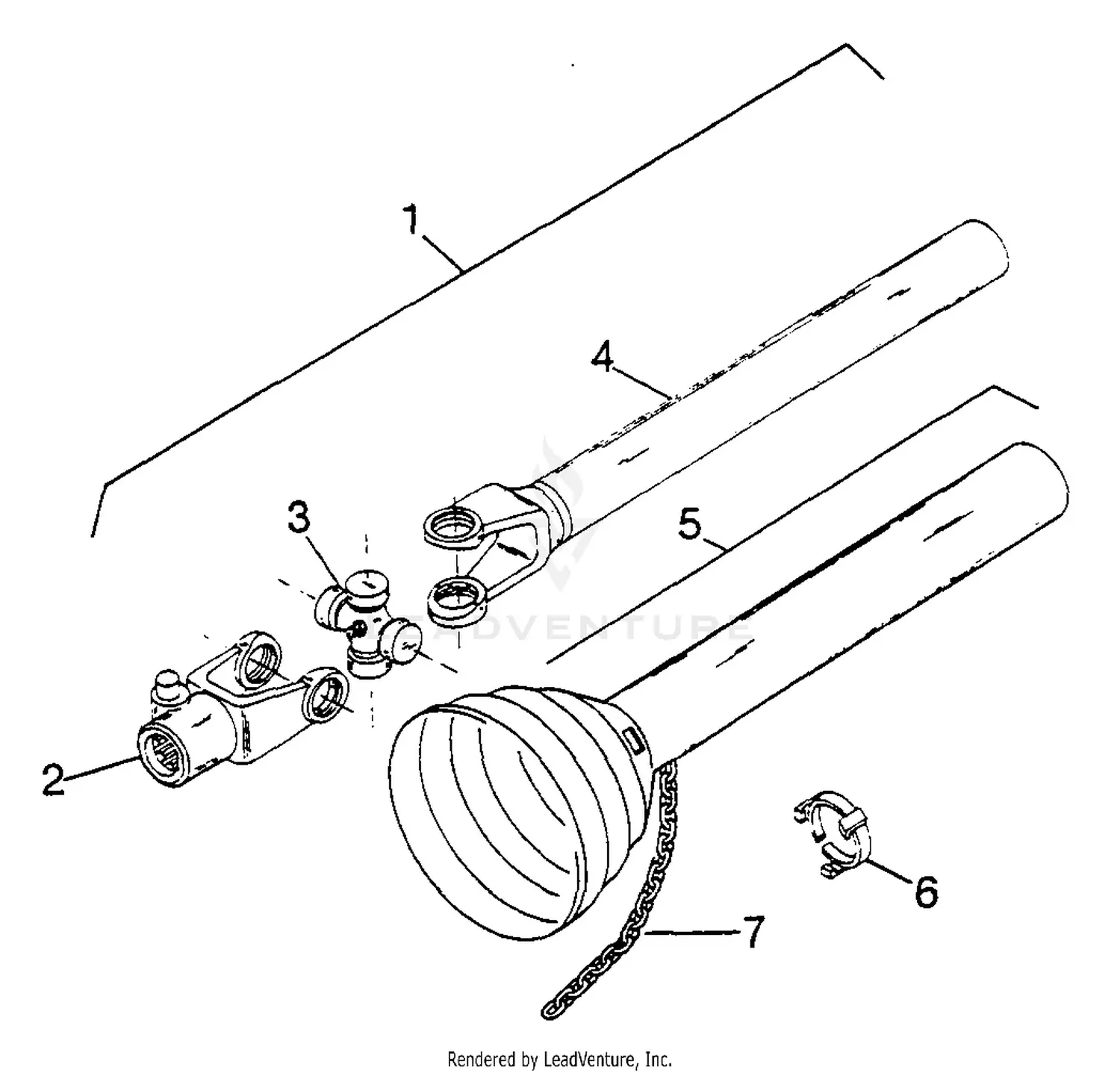 Woods MD184 Single Spindle (6/96) Parts Diagrams