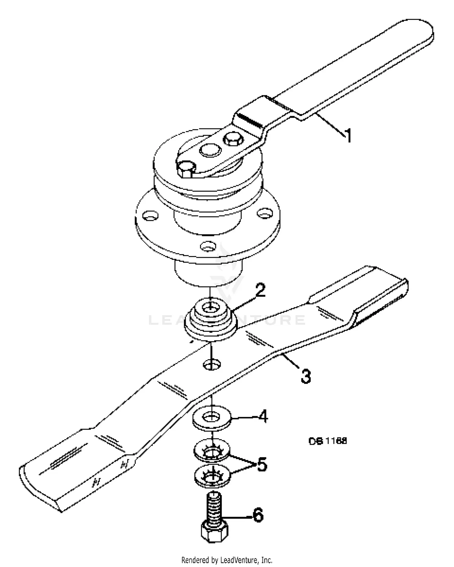 Woods L59 H274-2 Rotary Mower Parts Diagrams