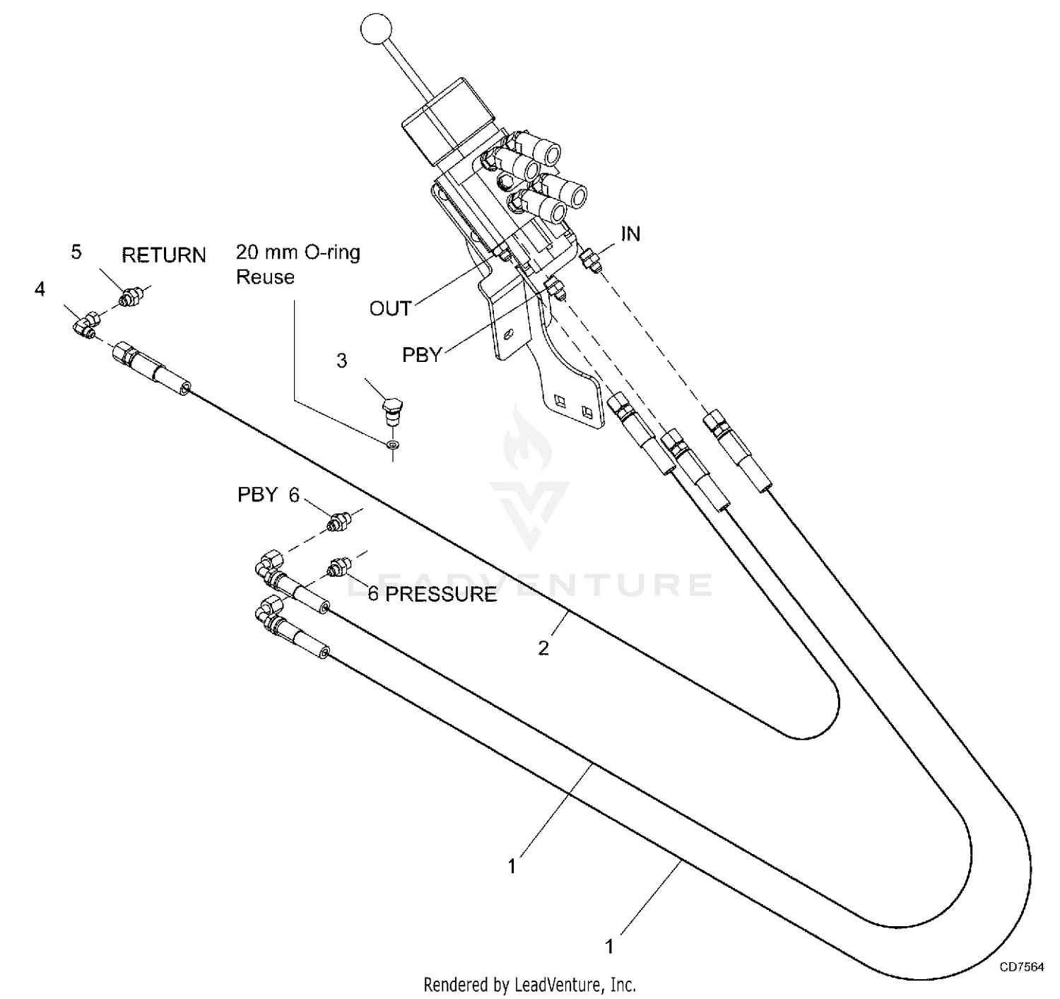 Woods LS84 Loader Parts Diagrams