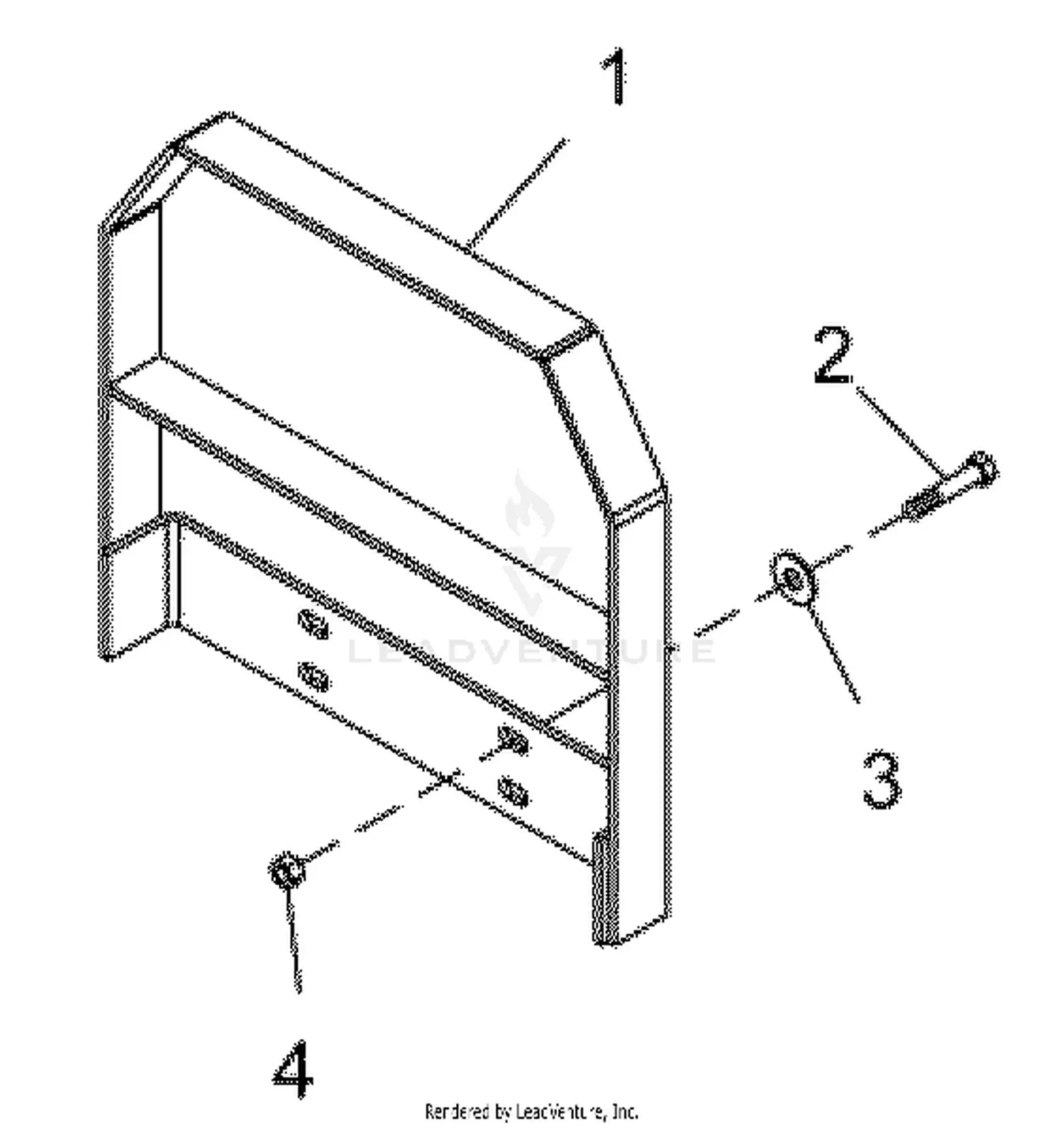 Woods LS84 Loader Parts Diagrams