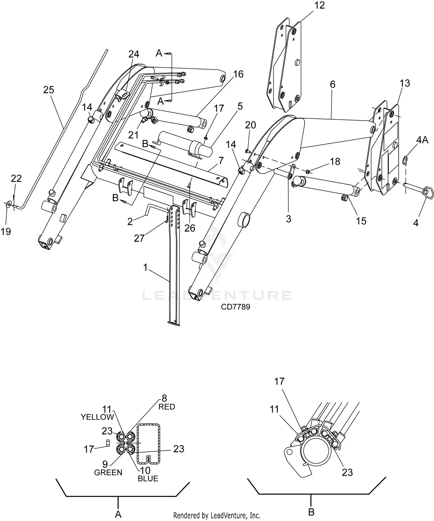 Woods LS96 Parts Diagrams