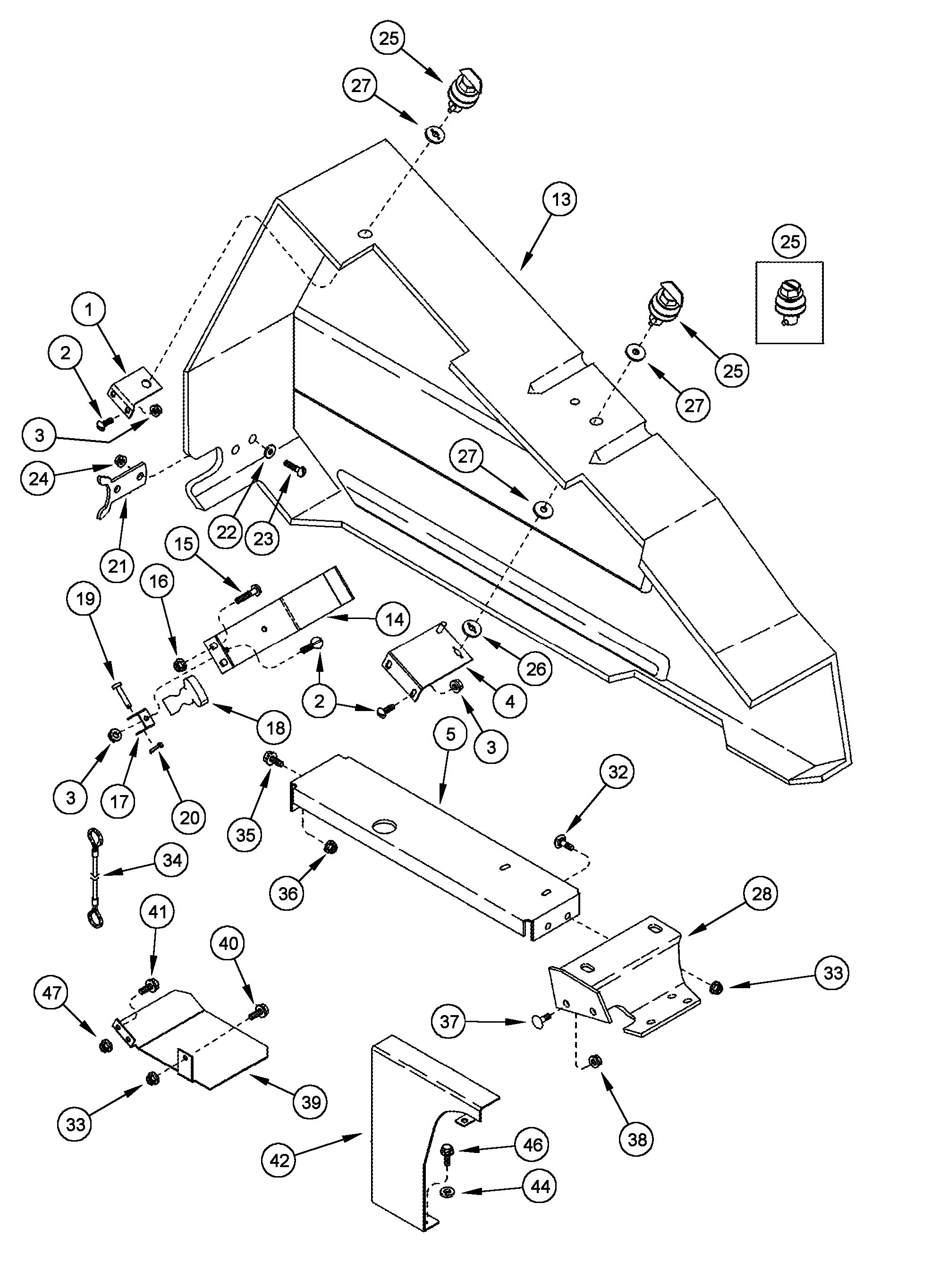 Case IH 1010 - GRAIN HEADER (P.I.N. JJC0300001 TO JJC0308544)(01