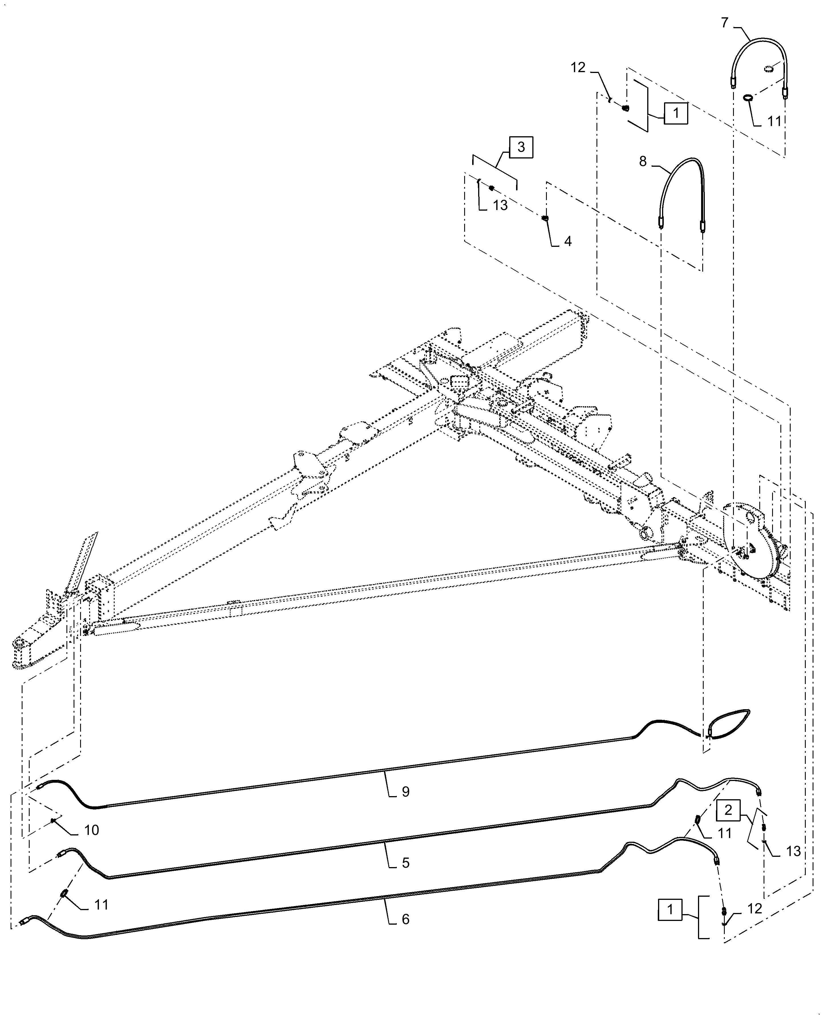 Case IH 1255 - PLANTER 24 ROW 2 POINT HITCH(04/13 - 01/18