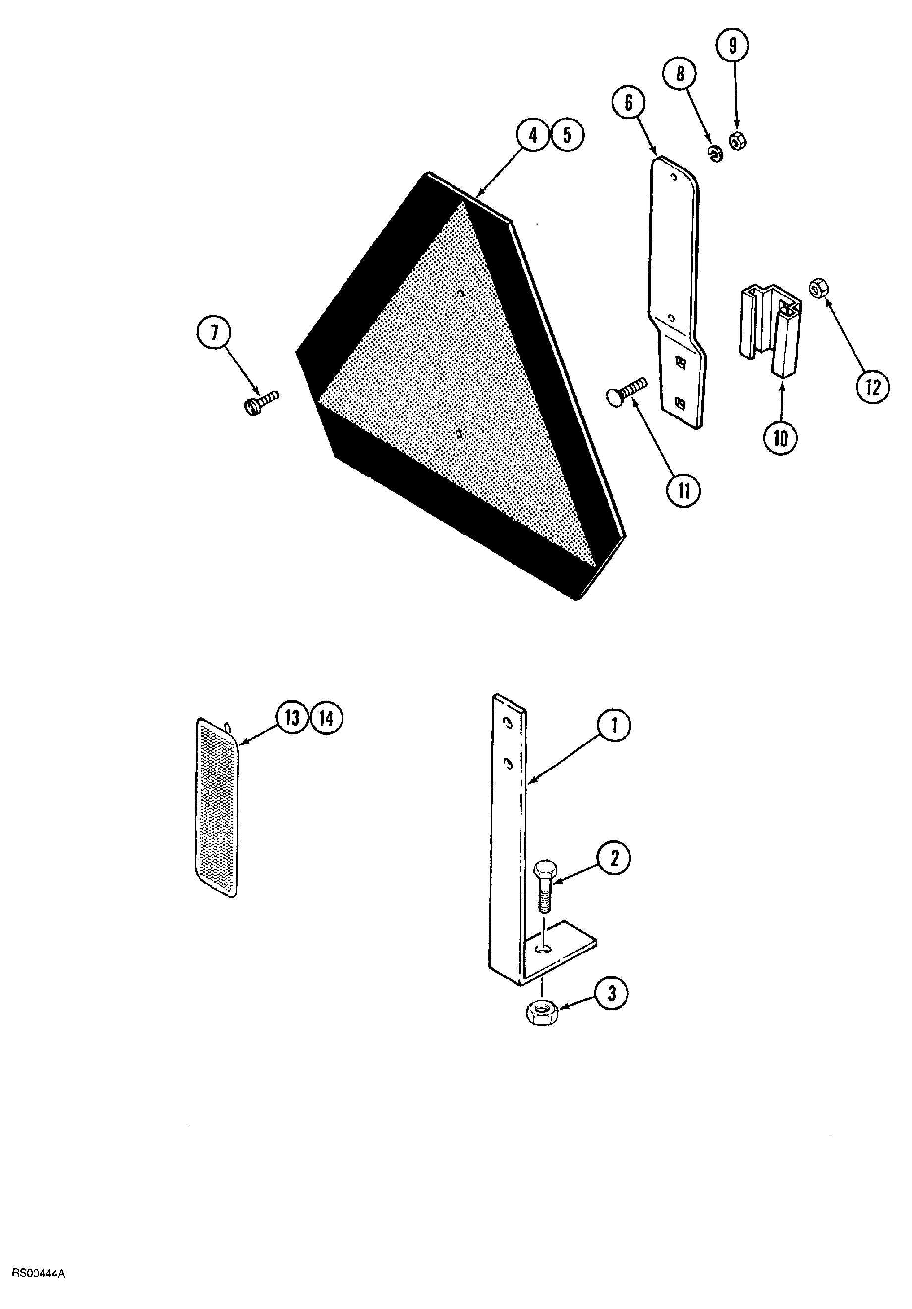 Case IH 1820 - CASE IH CULTIVATOR(01/97 - 08/01) Parts Diagrams