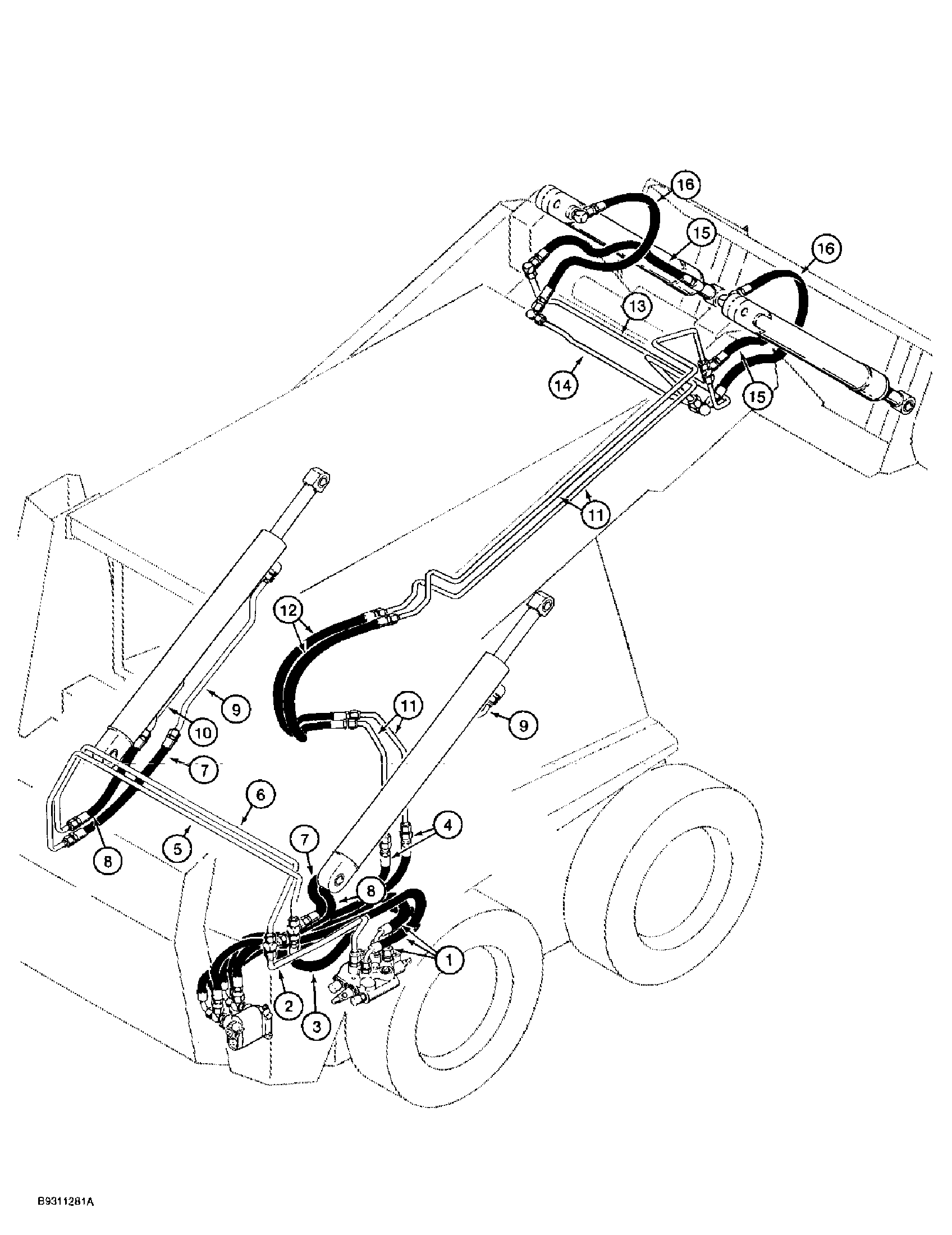 Case IH 1838 - CASE UNI-LOADER SKID STEER LOADER(01/94 - 12/96