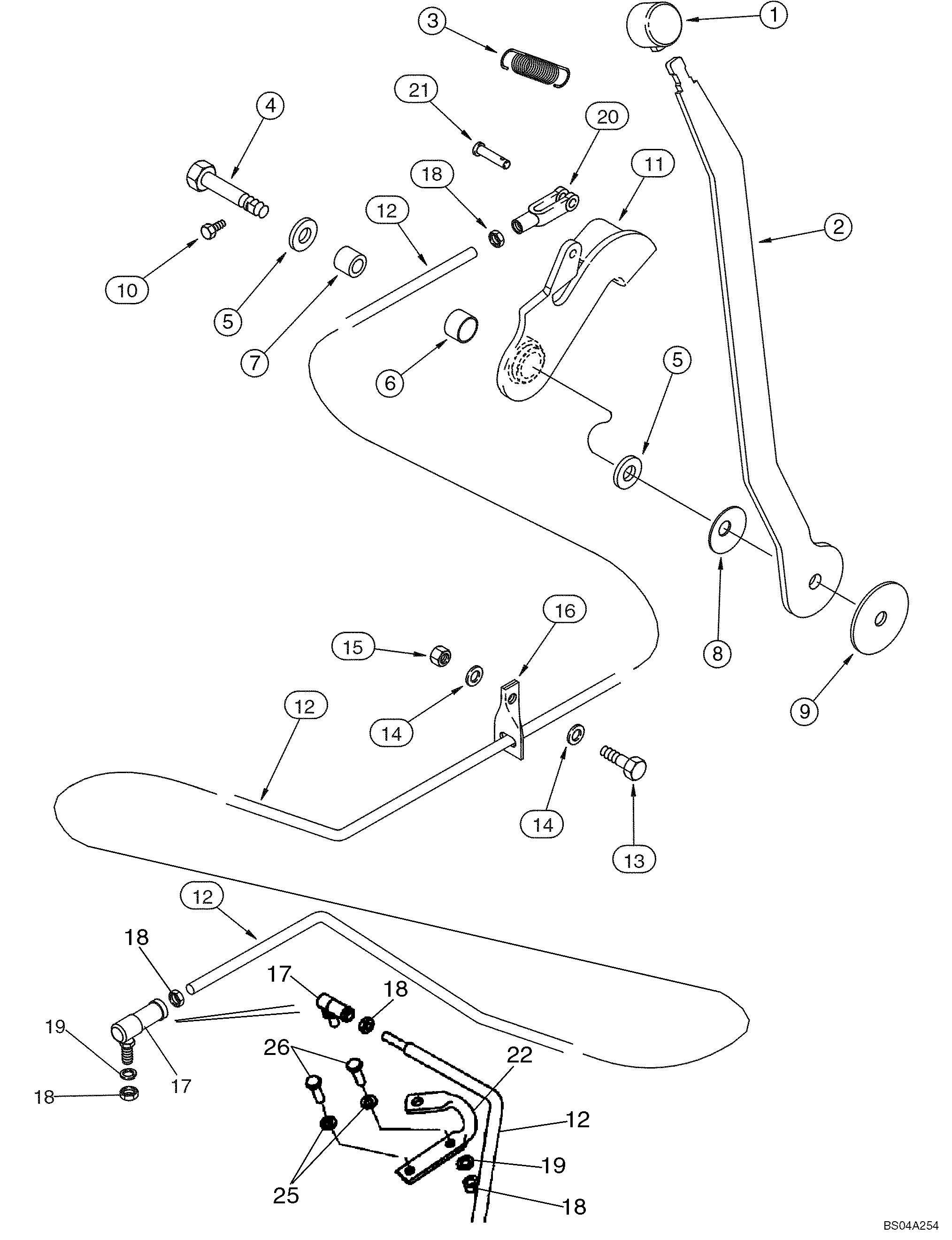 Case IH 465 - SKID STEER BSN N7M452623(01/05 - 12/07) Parts Diagrams