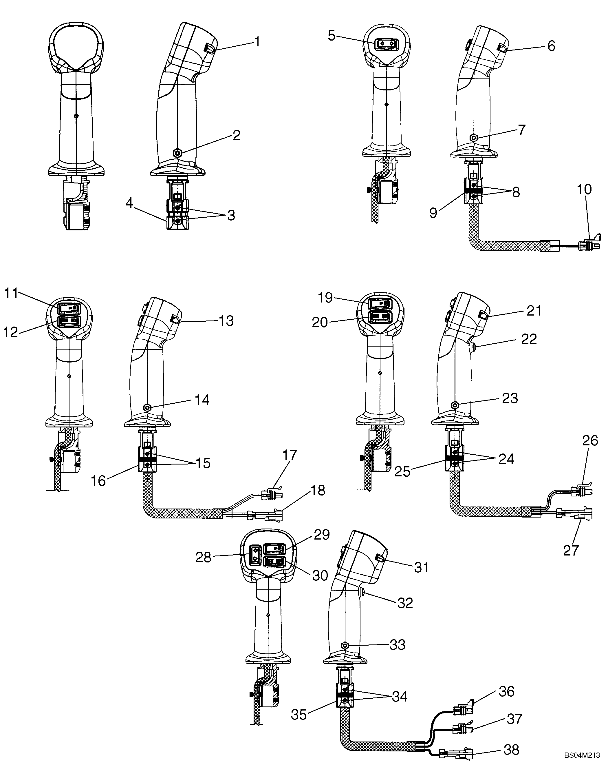 Case IH 465 - SKID STEER BSN N7M452623(01/05 - 12/07) Parts Diagrams