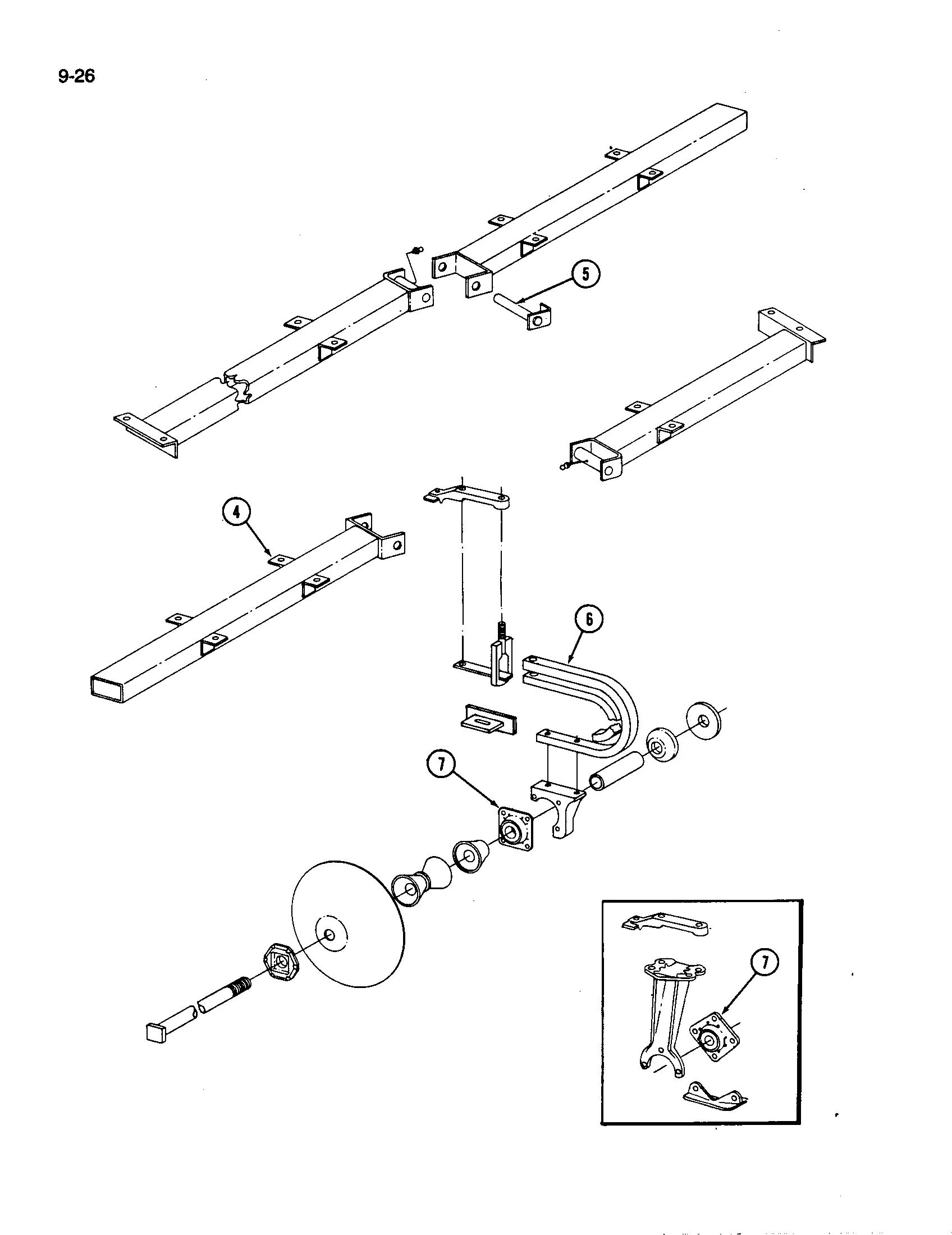 Case IH 496 - CASE IH DISK HARROW(01/80 - 12/91) Parts Diagrams