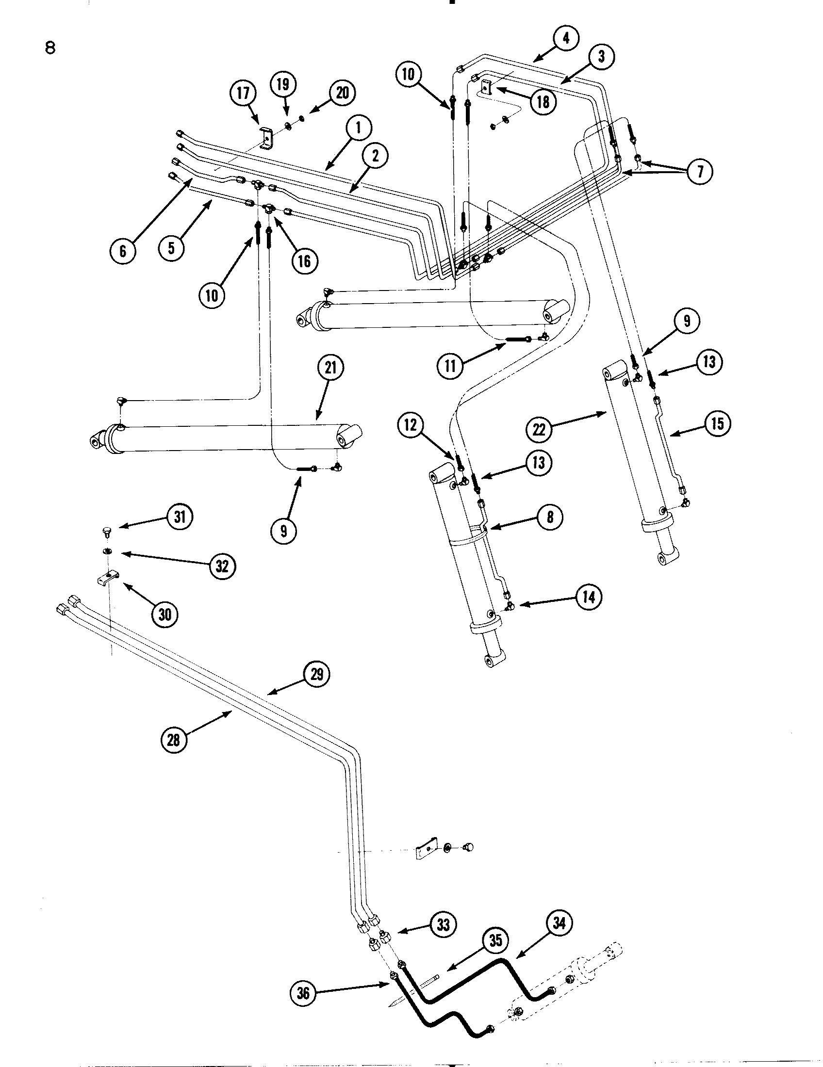 Case IH 74L - CASE FRONT END LOADER(01/83 - 12/92) Parts Diagrams