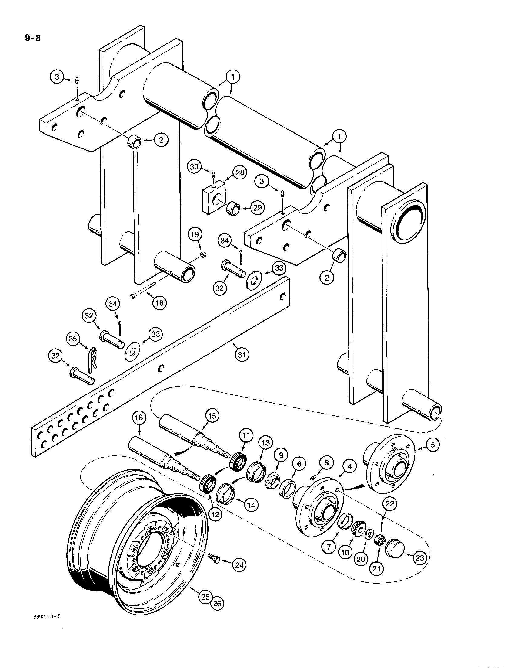 sacchiページ Case IH 780 - CASE IH DISK HARROW(01/86 - 12/04) Parts Diagrams
