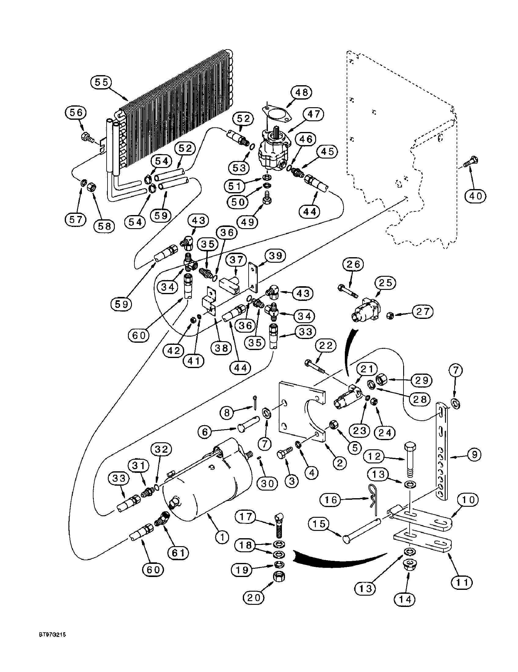 ＯＯＯ　脚部分 Case IH 900 - CASE IH PLANTER(01/87 - 12/95) Parts Diagrams